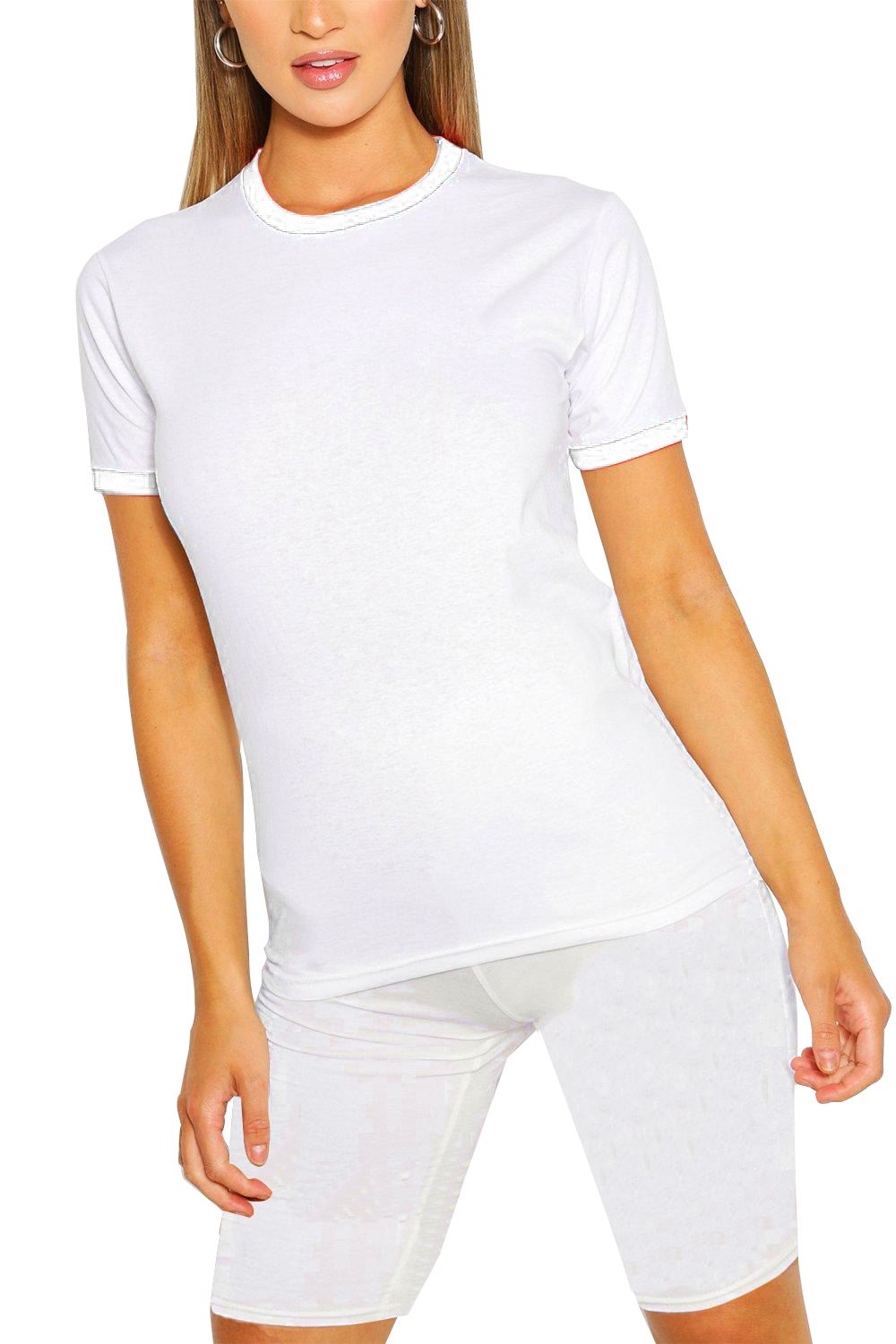Ladies Short Sleeve T-Shirt Cycling 