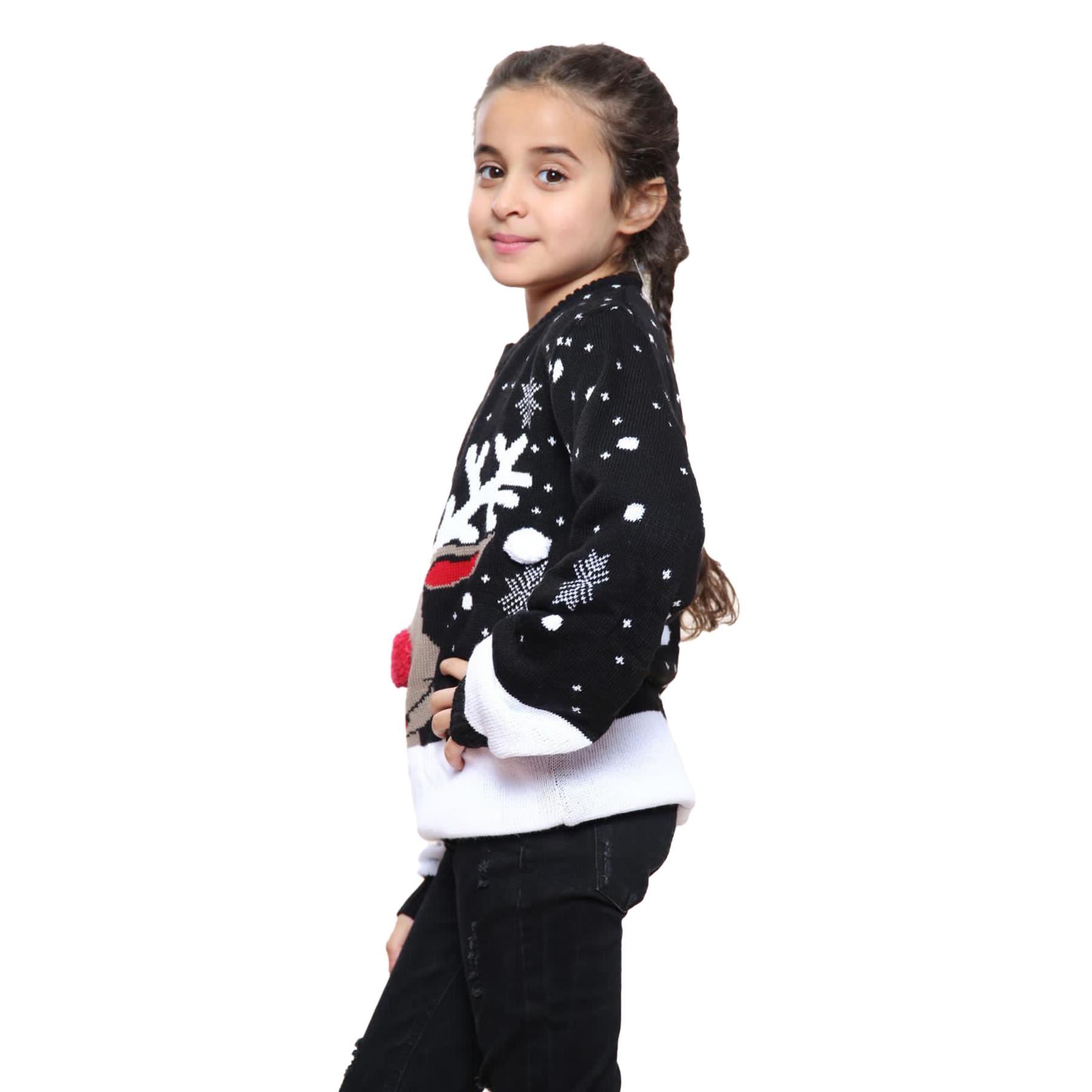 Suéter de Navidad para niños Niñas Niños Reno Niños Novedad Suéter de Navidad - Imagen 58 de 67