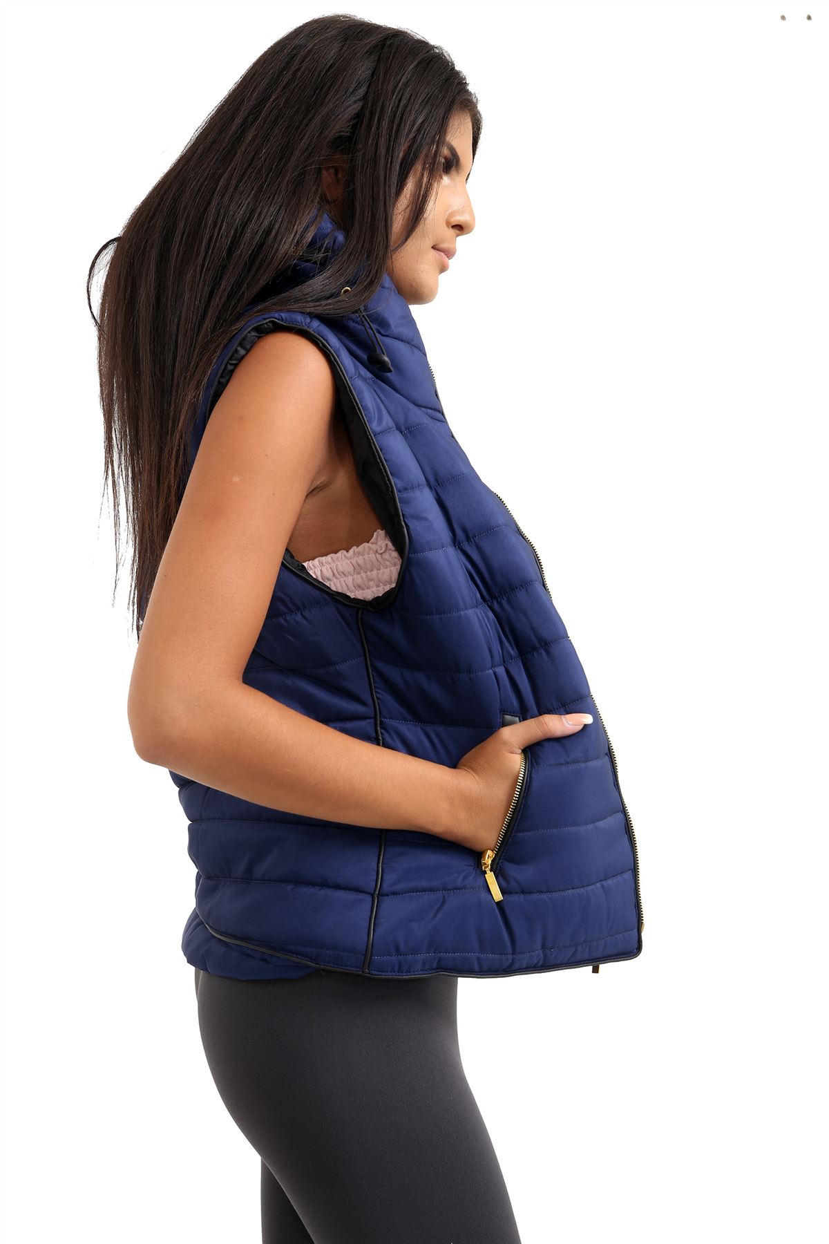 puffer gilet outfit