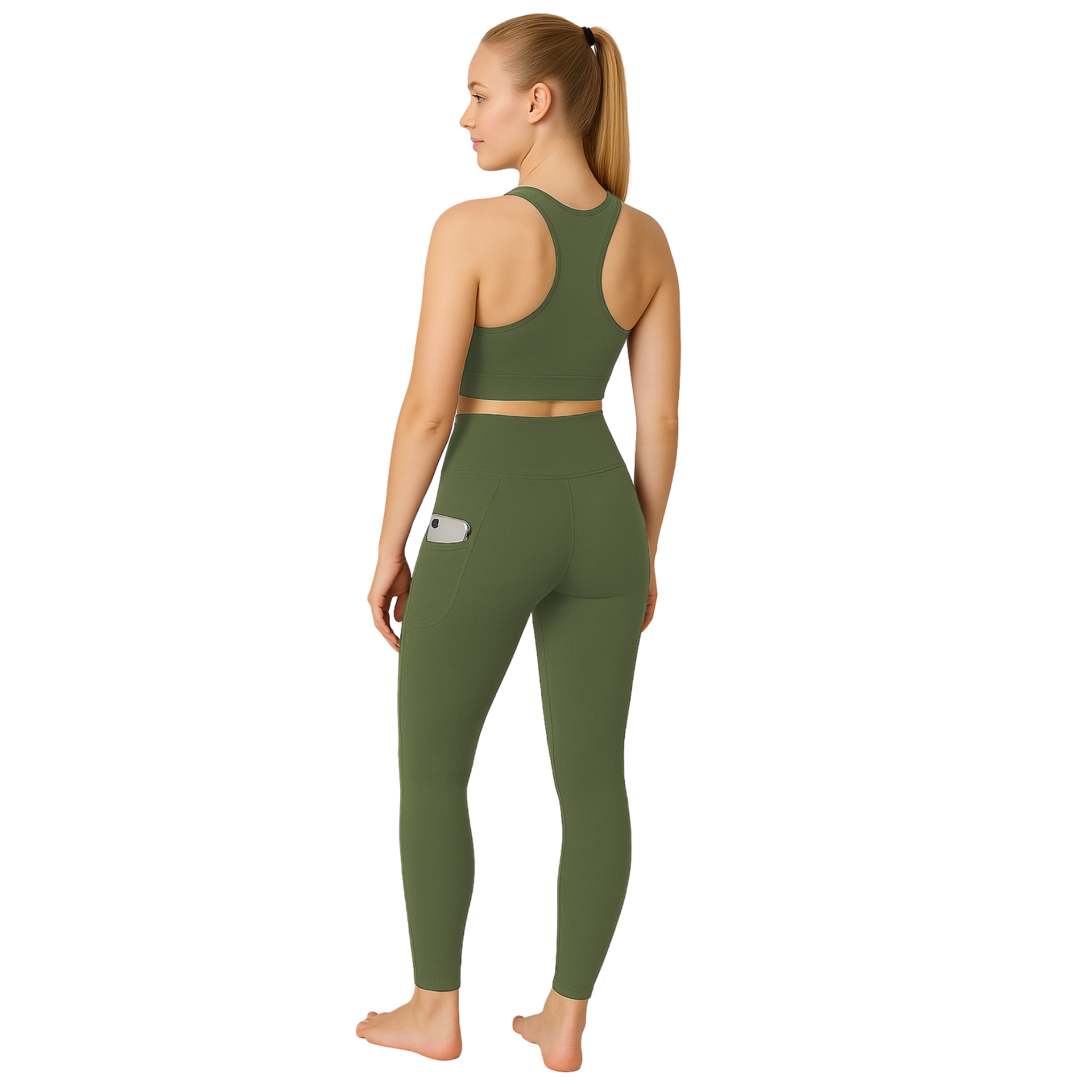 Womens Activewear Leggings High Waist Gym Yoga Workout Leggings With Pockets - Picture 26 of 50