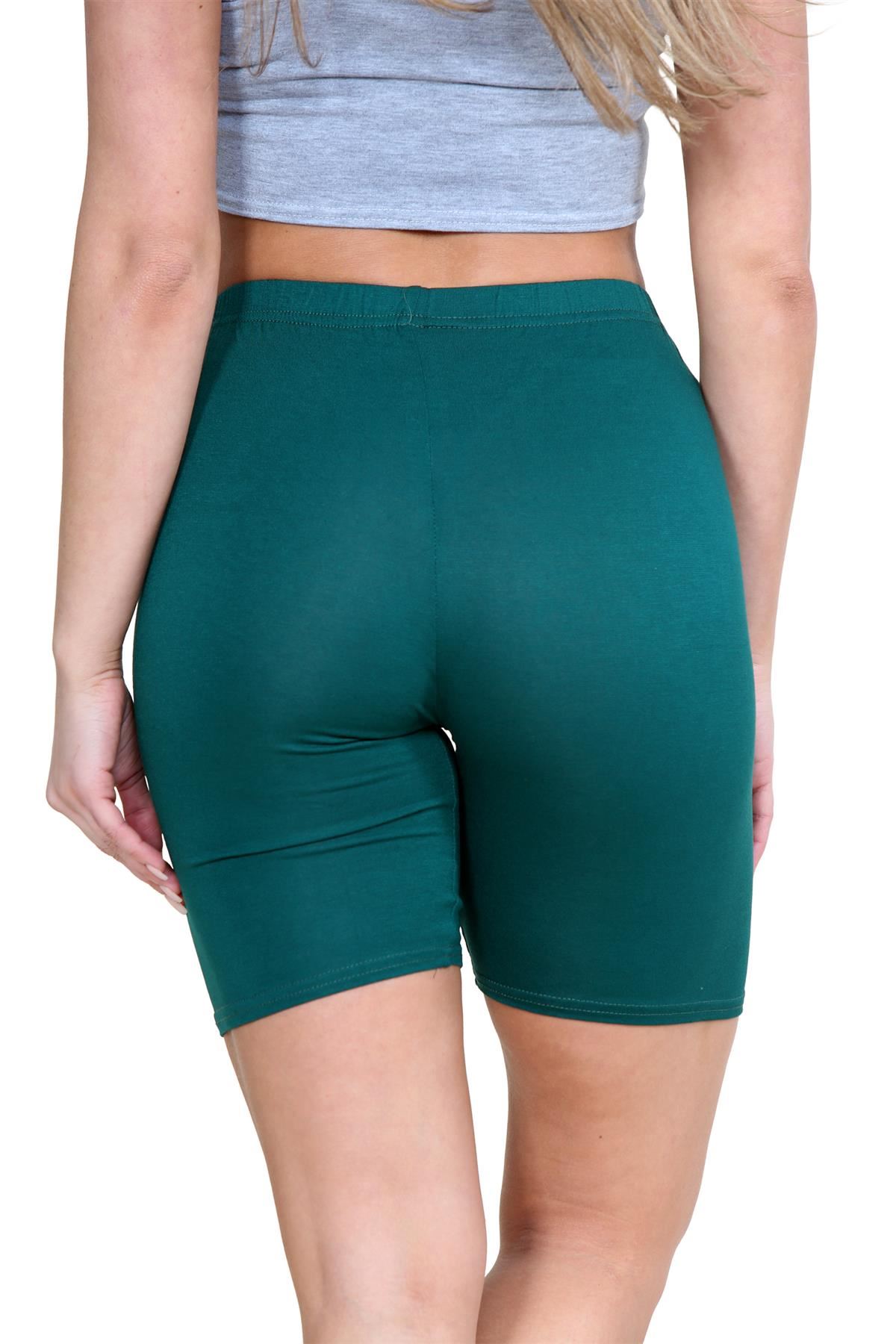 Pantalones Cortos de Ciclismo Lisos Para Mujer Baile Gimnasio Pantalones Cortos Elásticos Activos Paquete de 3 - Imagen 21 de 268