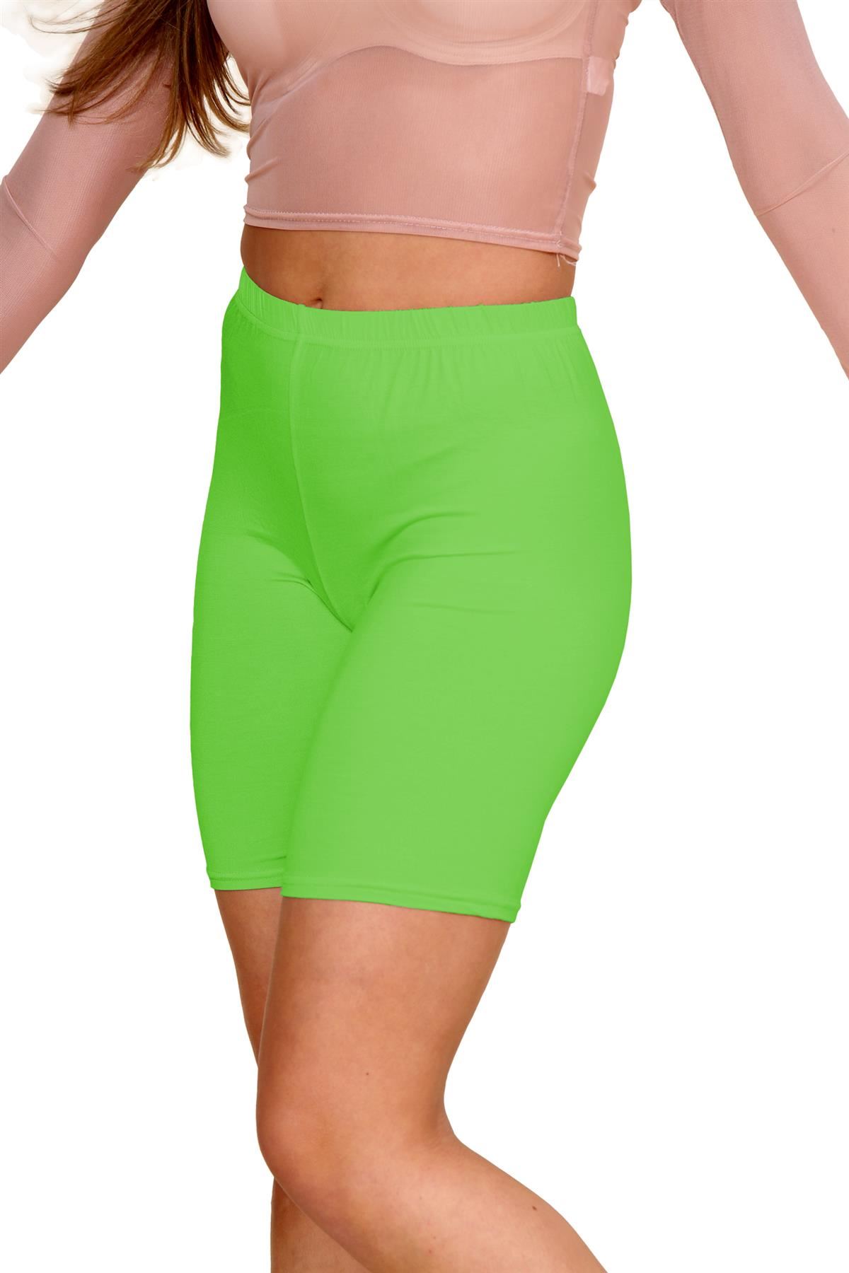 Pantalones Cortos de Ciclismo Lisos Para Mujer Baile Gimnasio Pantalones Cortos Elásticos Activos Paquete de 3 - Imagen 139 de 268