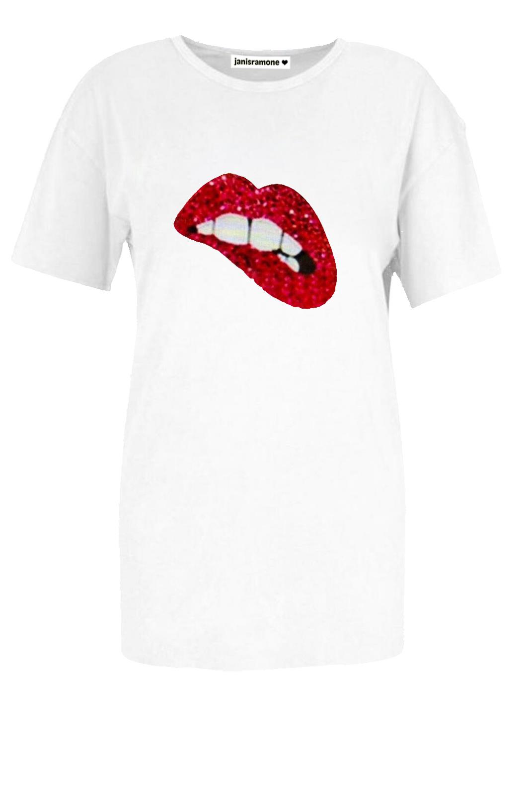 Womens Oversized T-Shirt Plain Baggy Short Sleeve Round Neck Basic Summer Top - Picture 41 of 44
