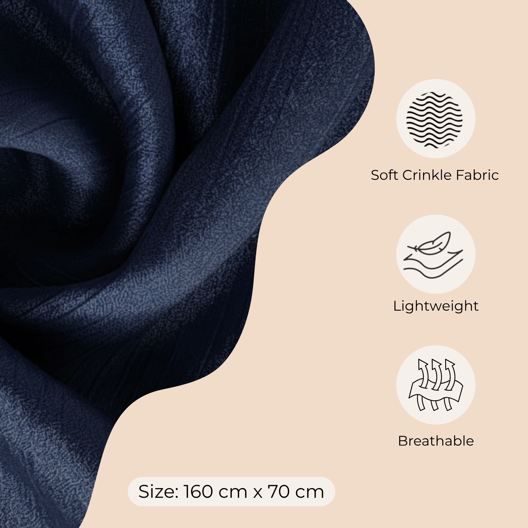Womens Paper Silk Hijab Satin Silk Head Scarf Long Muslim Head Cover Wrap Shawl - Picture 68 of 99