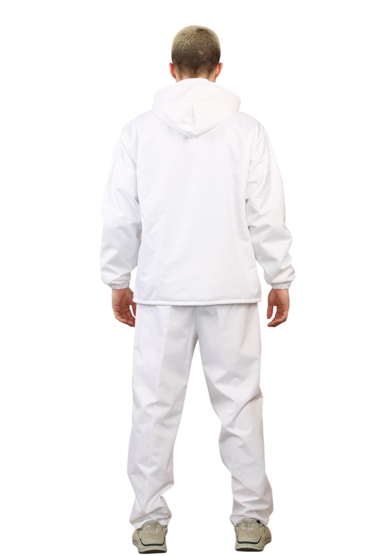 Pantalón de Bowling Unisex Chaqueta Blanco Césped Cuencos Forrado de Vellón Impermeable A Prueba de Viento - Imagen 19 de 22