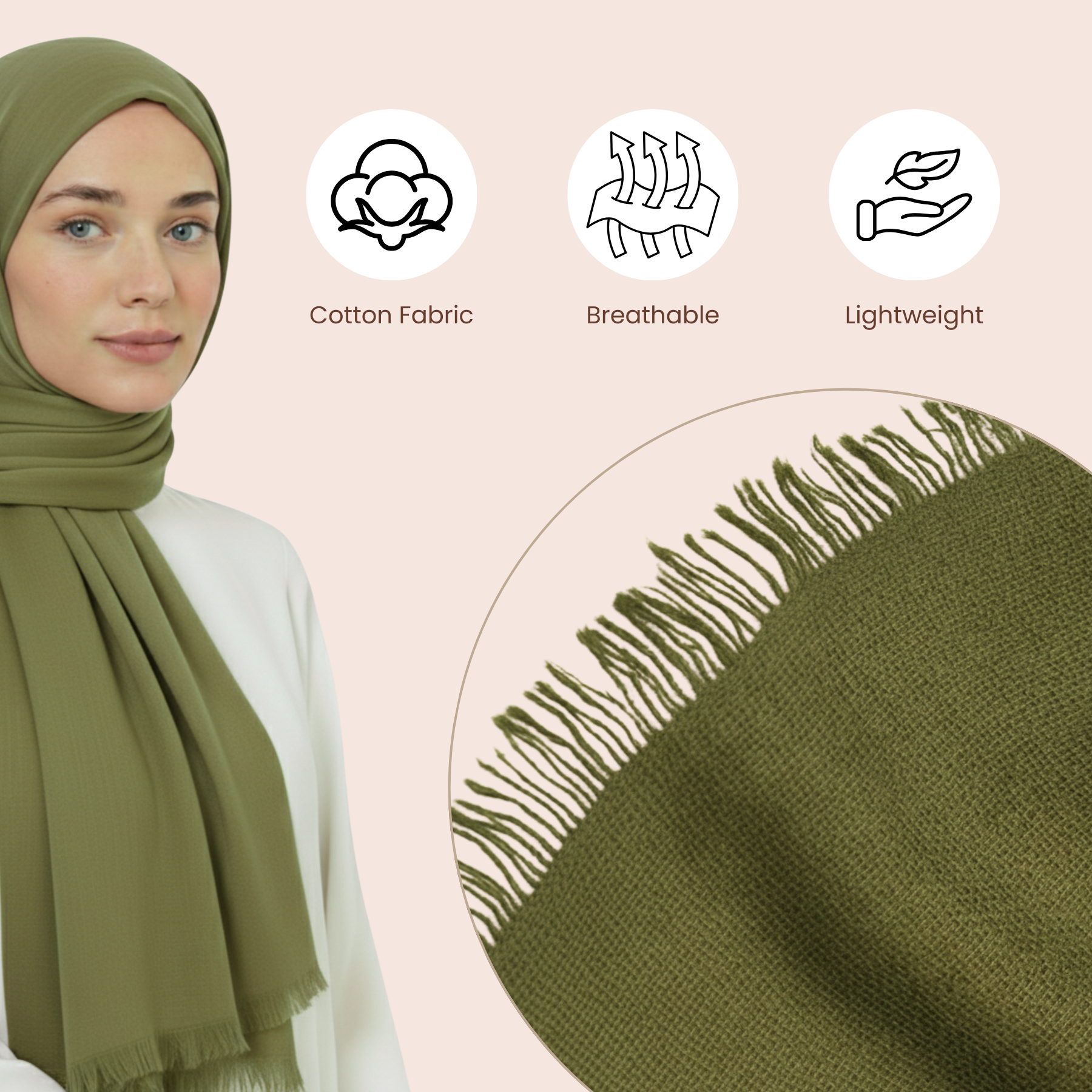 Baumwolle Modal Hijab Frauen Muslim Uni Schal Weich Halstuch Stola Islamisches Kopftuch - Bild 77 von 183