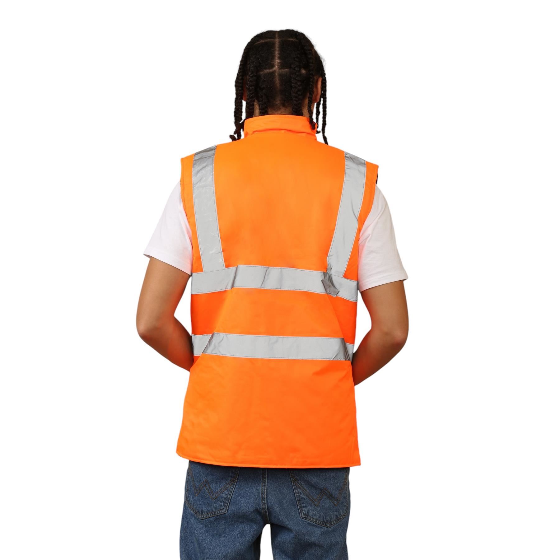 Chaleco reversible impermeable de alta visibilidad para hombre - Imagen 5 de 26