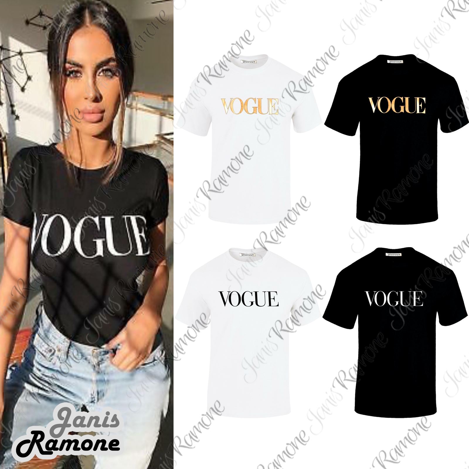 New Ladies Vogue Slogan Print Women Casual Short Sleeve T Shirt Top New