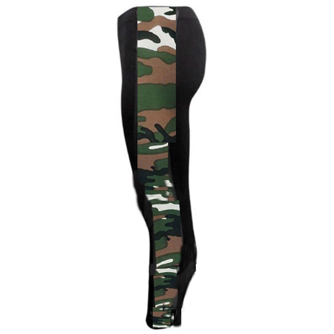 Womens Full Length Printed Leggings Skinny Yoga Trouser Casual Stretchy Pants - Picture 18 of 25