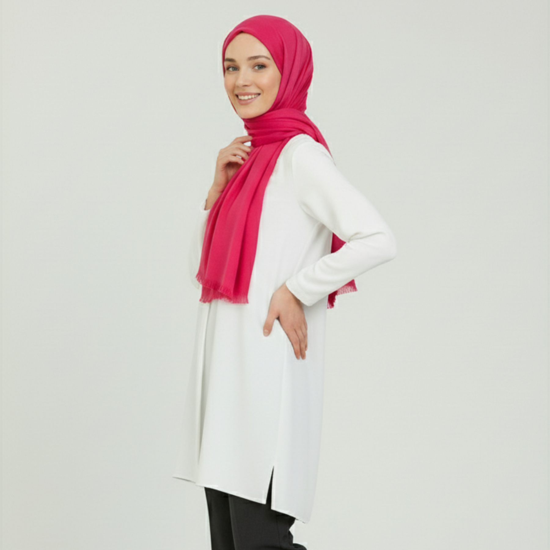 Baumwolle Modal Hijab Frauen Muslim Uni Schal Weich Halstuch Stola Islamisches Kopftuch - Bild 55 von 183