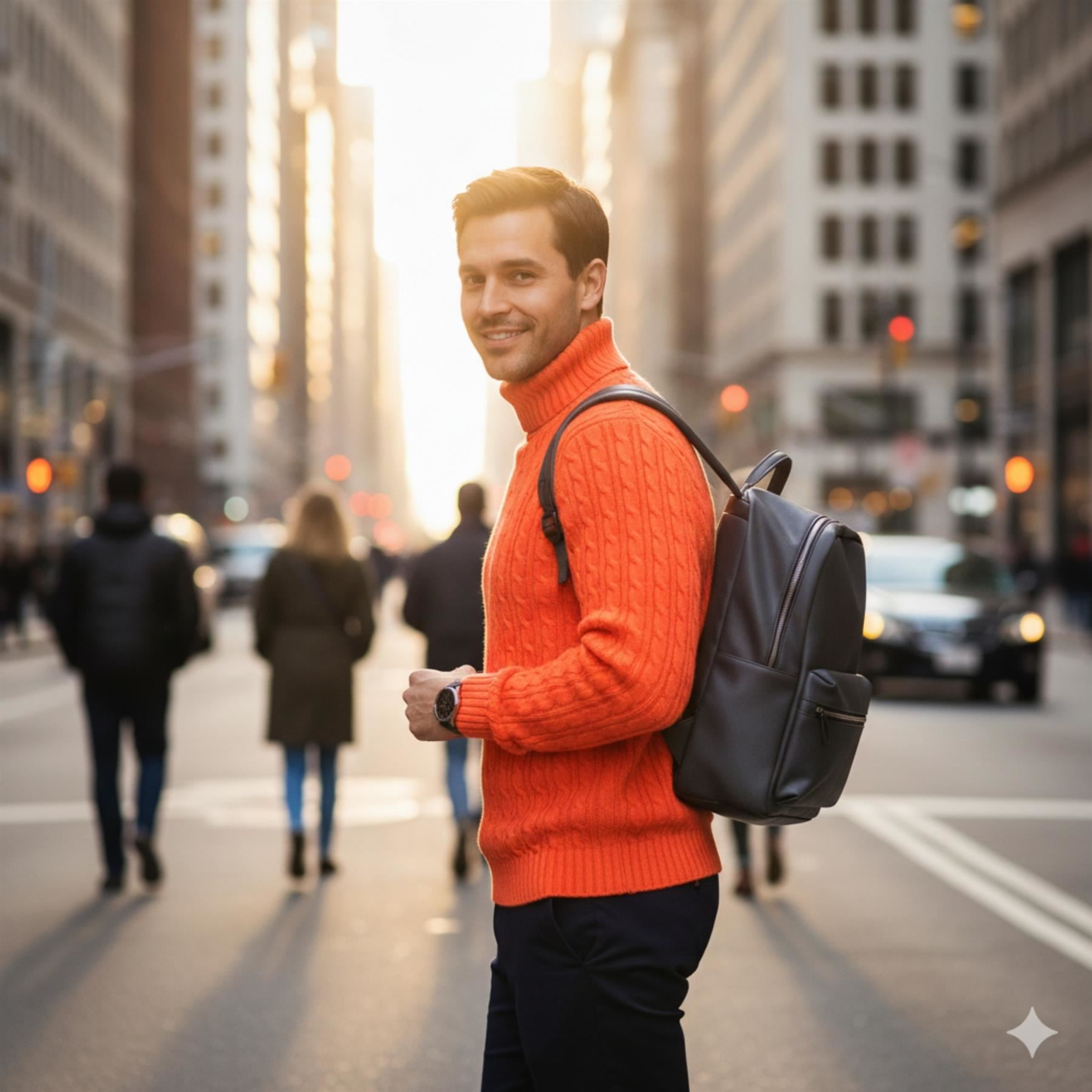 Herren Polo Rollkragen Langarm Pullover Zopfmuster Winterpullover Pulli - Bild 78 von 154