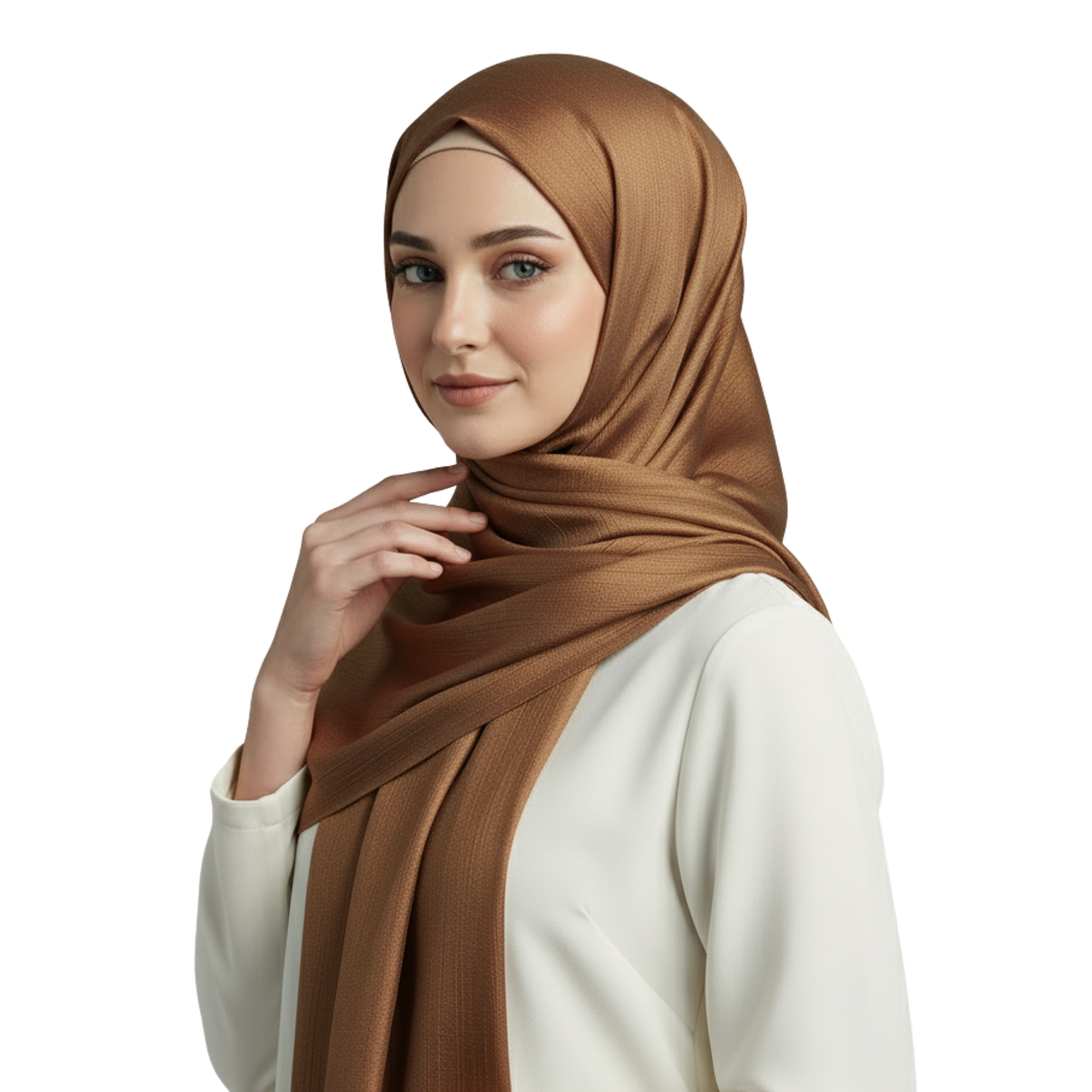 Womens Paper Silk Hijab Satin Silk Head Scarf Long Muslim Head Cover Wrap Shawl - Picture 9 of 99
