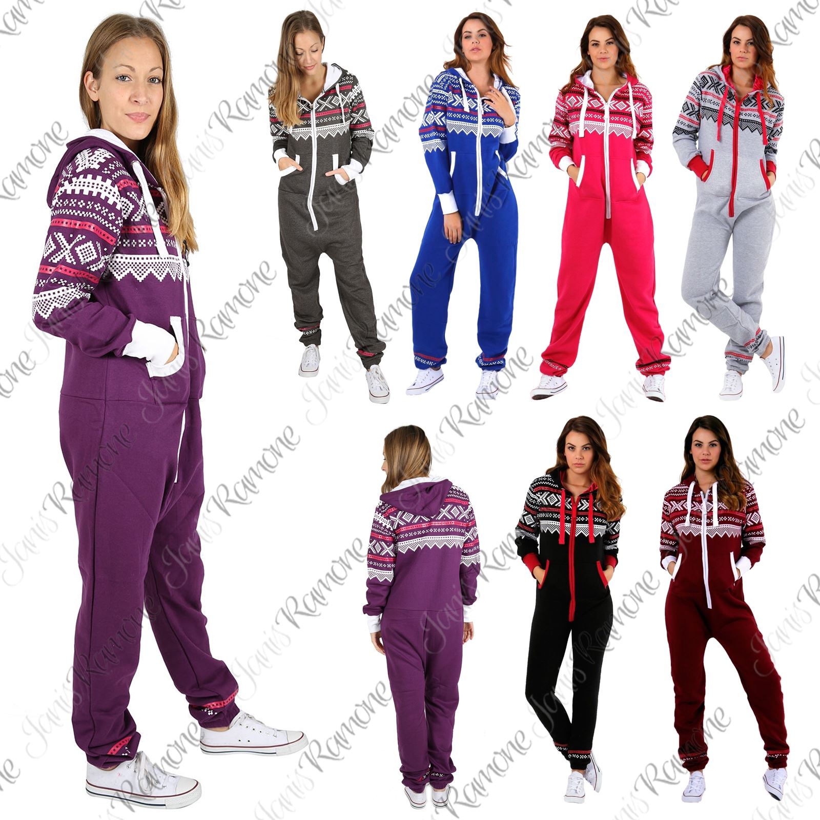 New Mens Womens Ladies Unisex Aztec Printed Jumpsuit All In One S M L XL