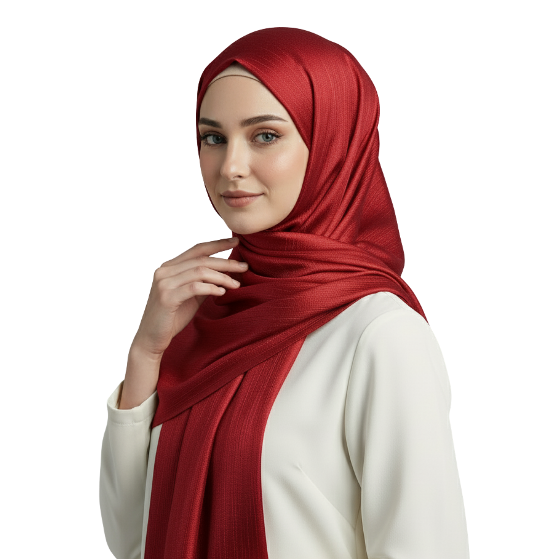 Womens Paper Silk Hijab Satin Silk Head Scarf Long Muslim Head Cover Wrap Shawl - Picture 72 of 99