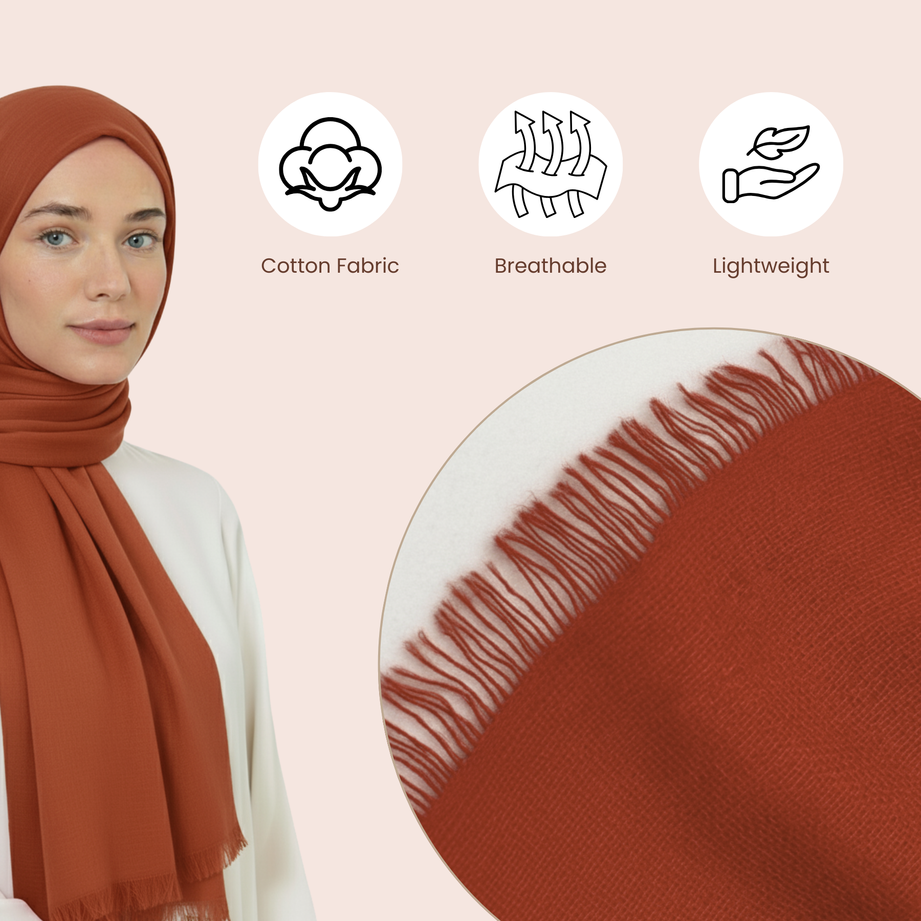 Baumwolle Modal Hijab Frauen Muslim Uni Schal Weich Halstuch Stola Islamisches Kopftuch - Bild 161 von 183