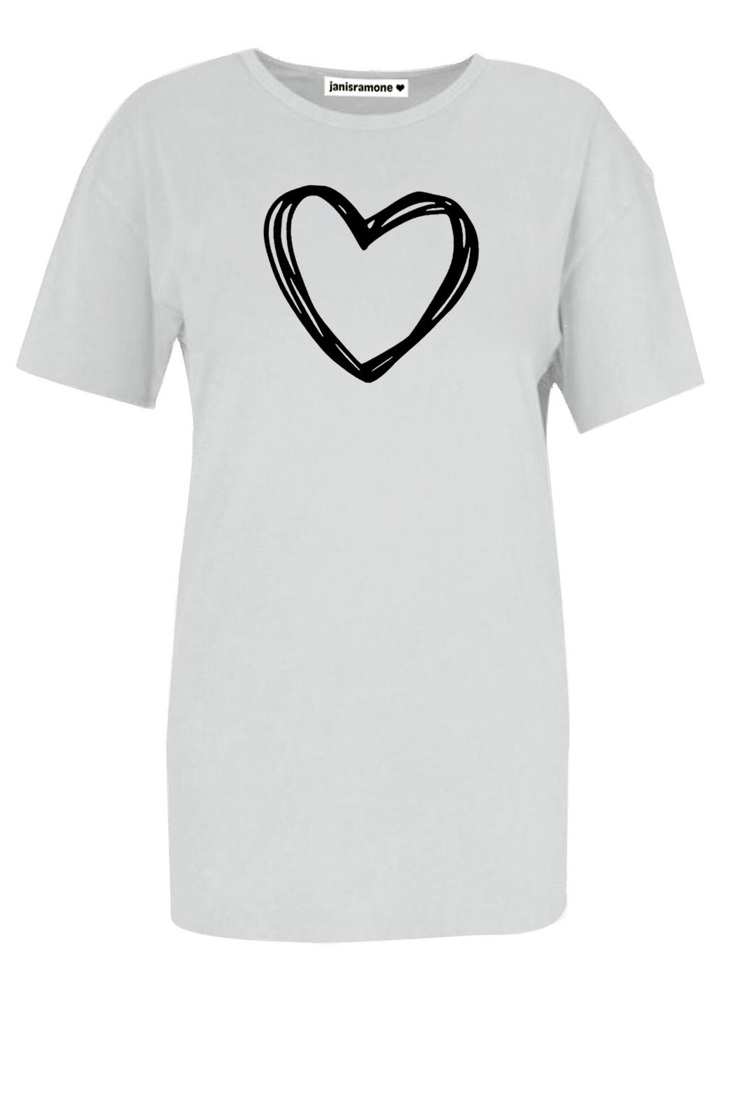 Womens Oversized T-Shirt Plain Baggy Short Sleeve Round Neck Basic Summer Top - Picture 40 of 44