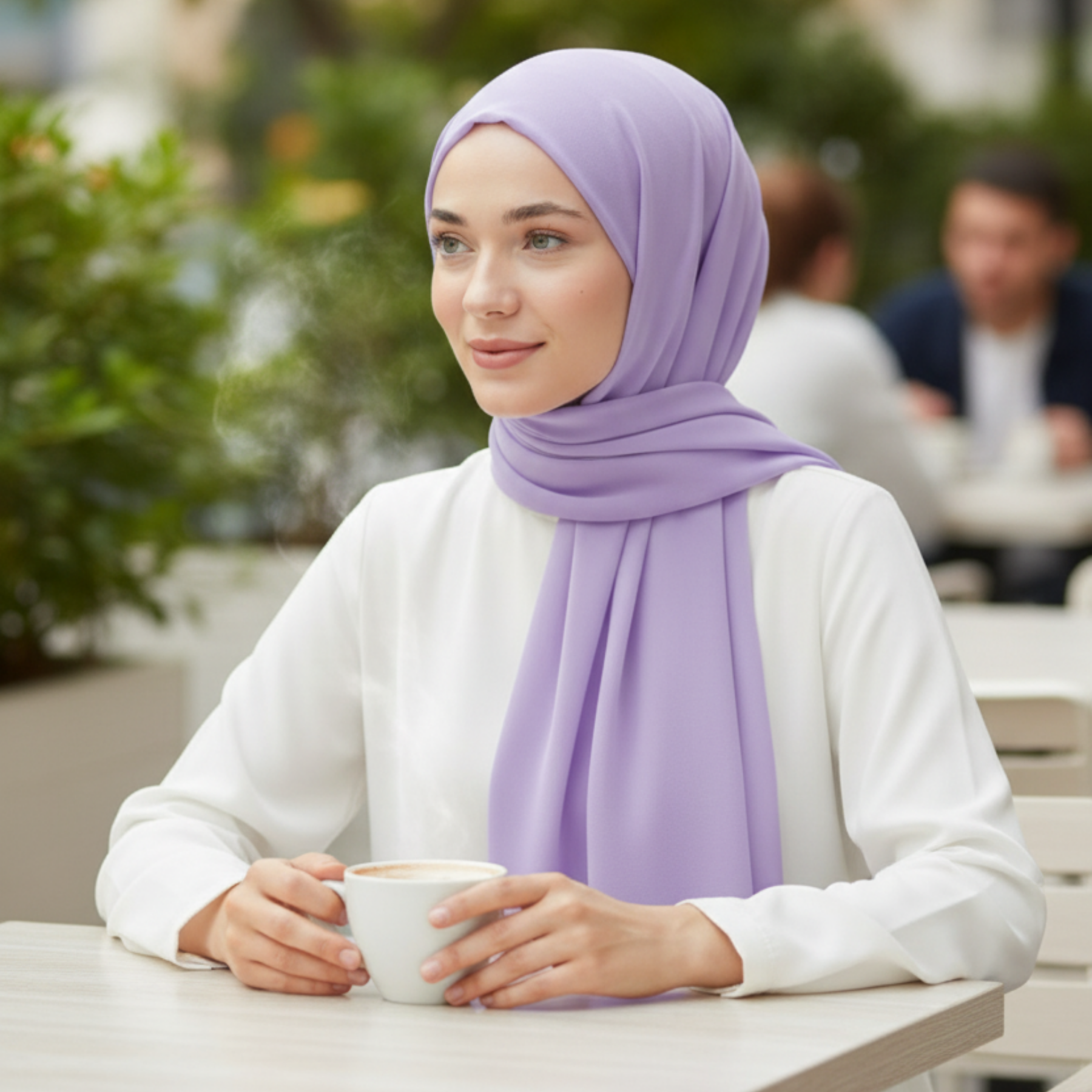 Baumwolle Modal Hijab Frauen Muslim Uni Schal Weich Halstuch Stola Islamisches Kopftuch - Bild 85 von 183