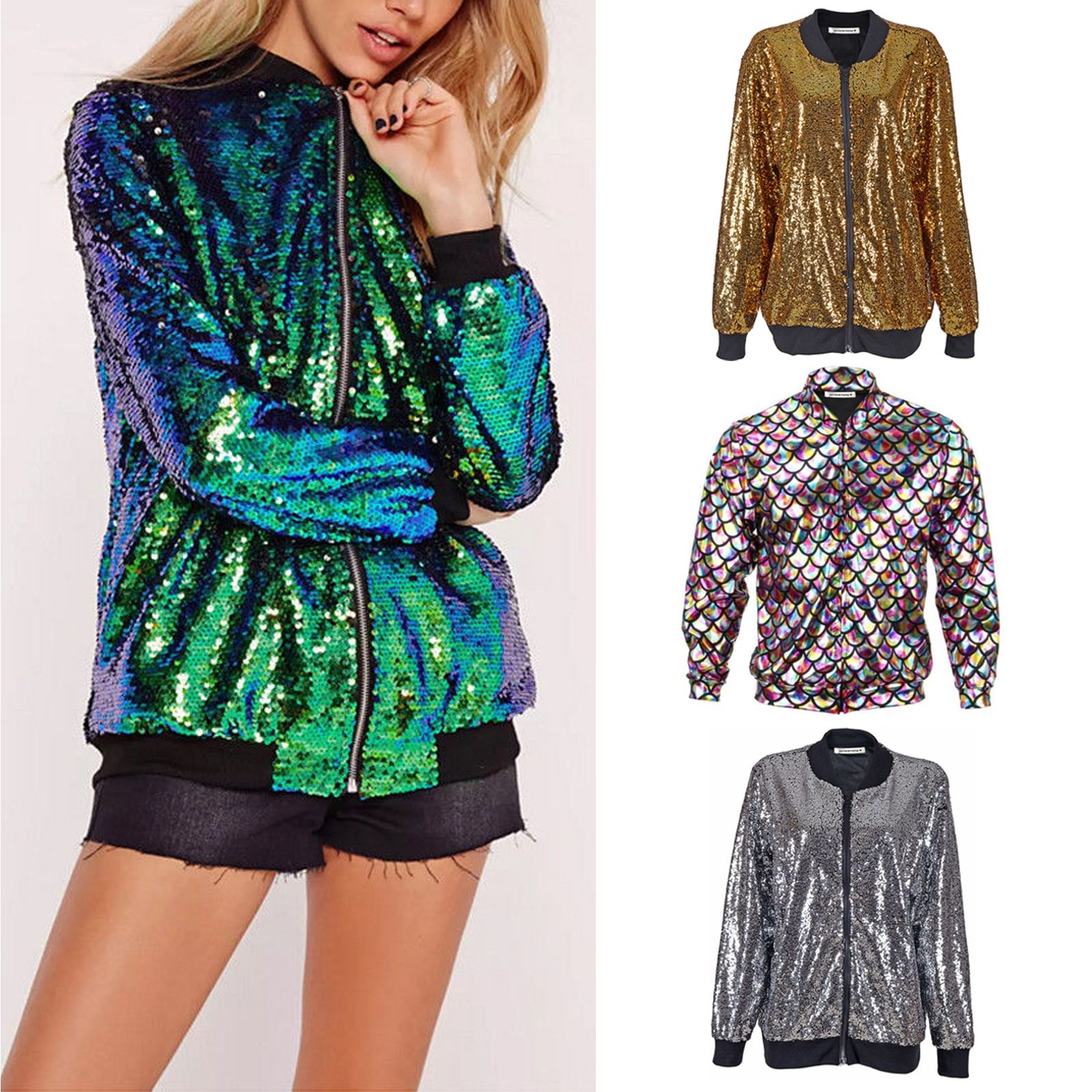 Glitter jacket ladies Clearance