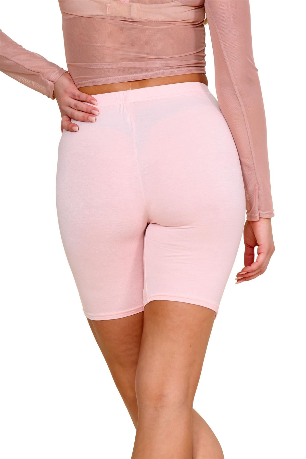 Pantalones Cortos de Ciclismo Lisos Para Mujer Baile Gimnasio Pantalones Cortos Elásticos Activos Paquete de 3 - Imagen 168 de 268