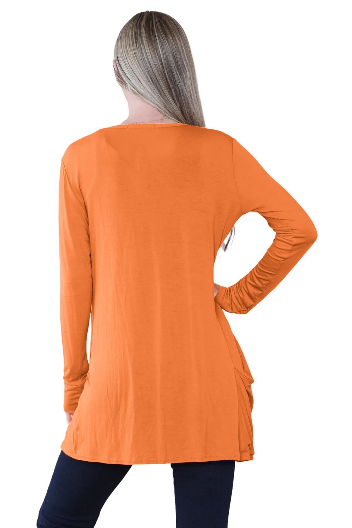 Boyfriend Cardigan Damen schlicht langärmelig offener Tropfen Tasche Freizeit Achselzucken Oberteil - Bild 95 von 148