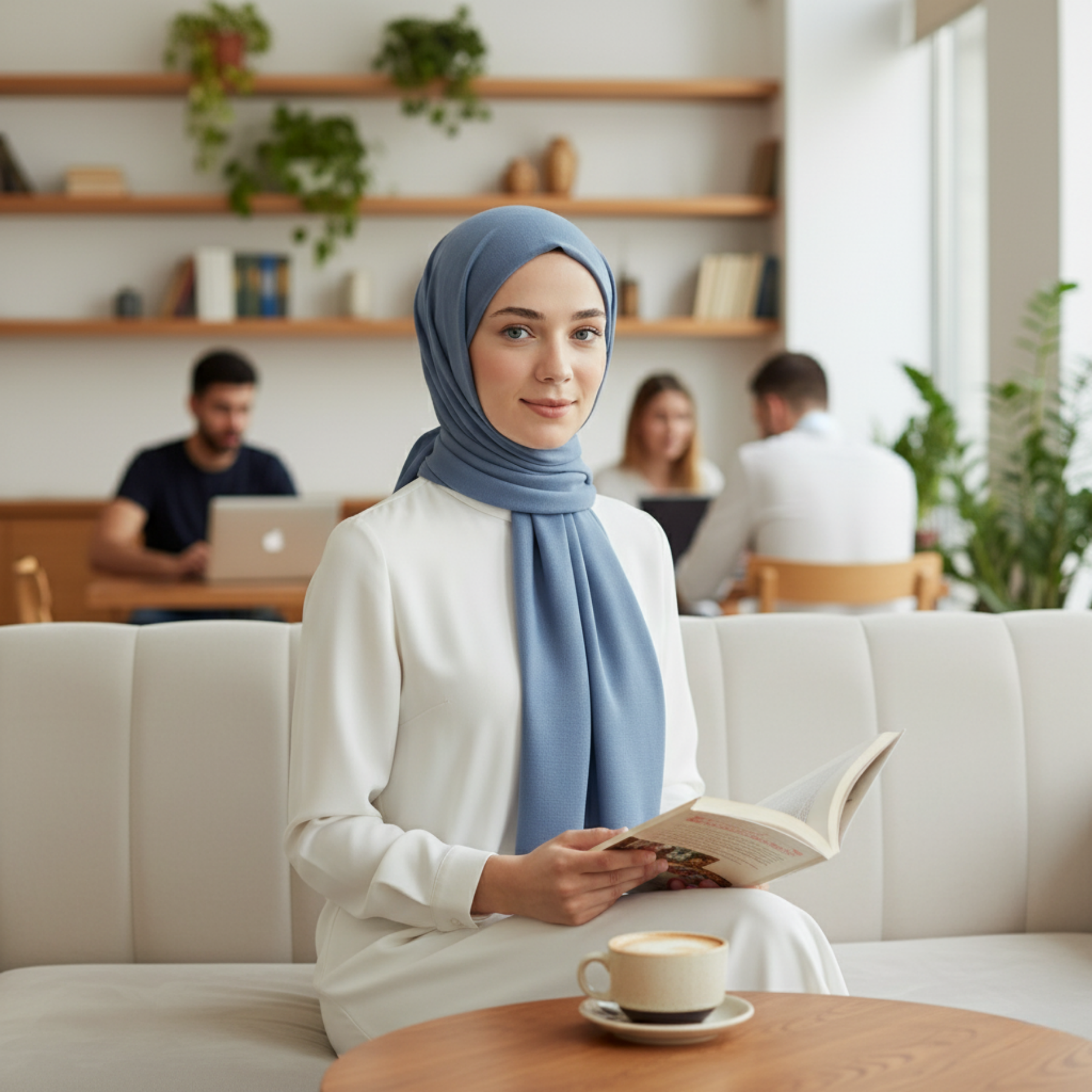 Baumwolle Modal Hijab Frauen Muslim Uni Schal Weich Halstuch Stola Islamisches Kopftuch - Bild 29 von 183