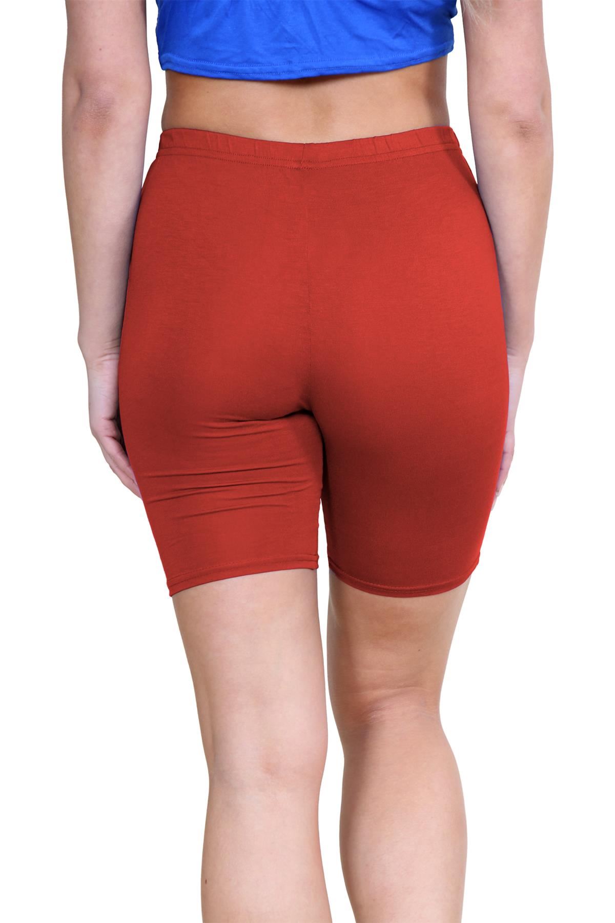Pantalones Cortos de Ciclismo Lisos Para Mujer Baile Gimnasio Pantalones Cortos Elásticos Activos Paquete de 3 - Imagen 208 de 268