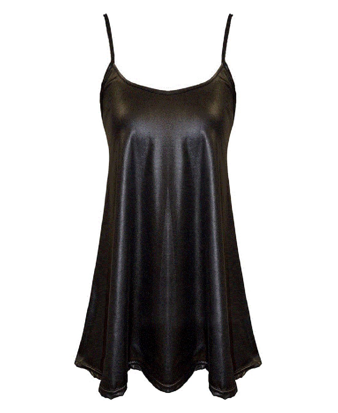 Womens Printed Cami Dress Ladies Strappy Swing Flared Summer Camisole Vest Top