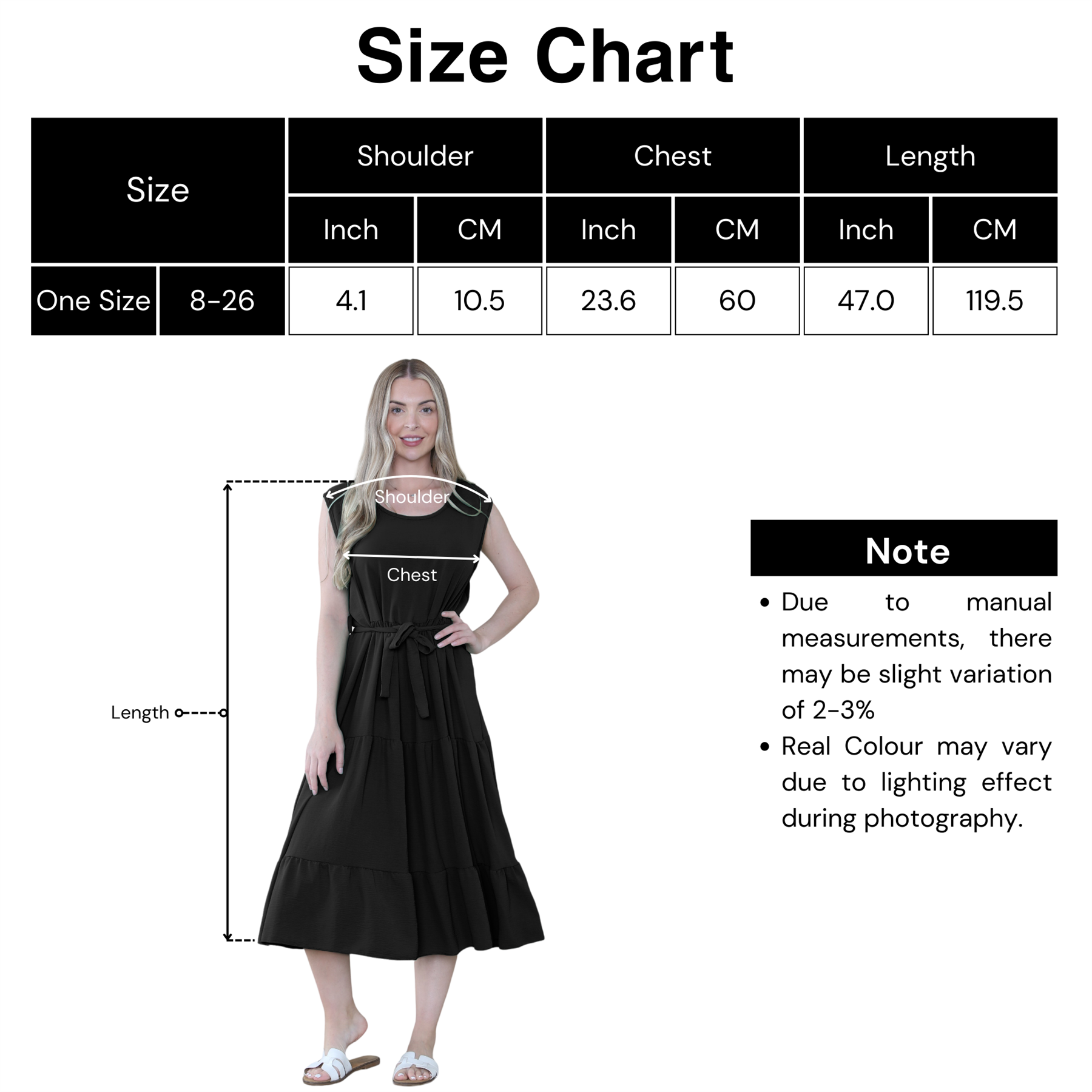 Womens Italian Smock Dress Sleeveless Belted Midi Dress Plain Frill Summer Dress - Picture 21 of 64