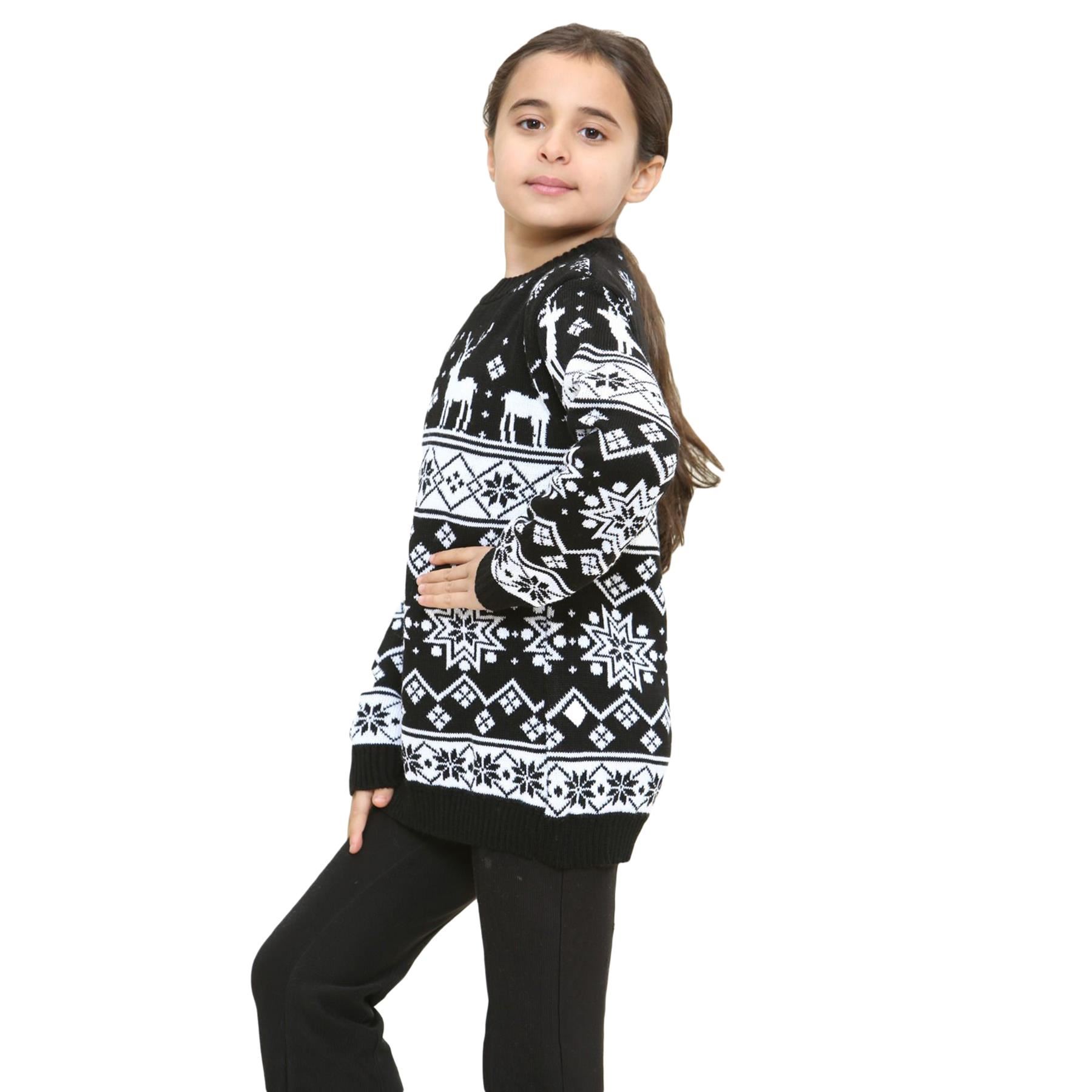 Suéter de Navidad para niños Niñas Niños Reno Niños Novedad Suéter de Navidad - Imagen 47 de 67