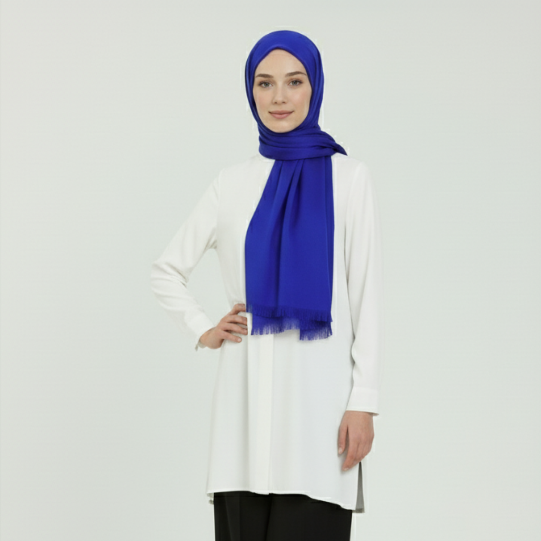 Baumwolle Modal Hijab Frauen Muslim Uni Schal Weich Halstuch Stola Islamisches Kopftuch - Bild 152 von 183