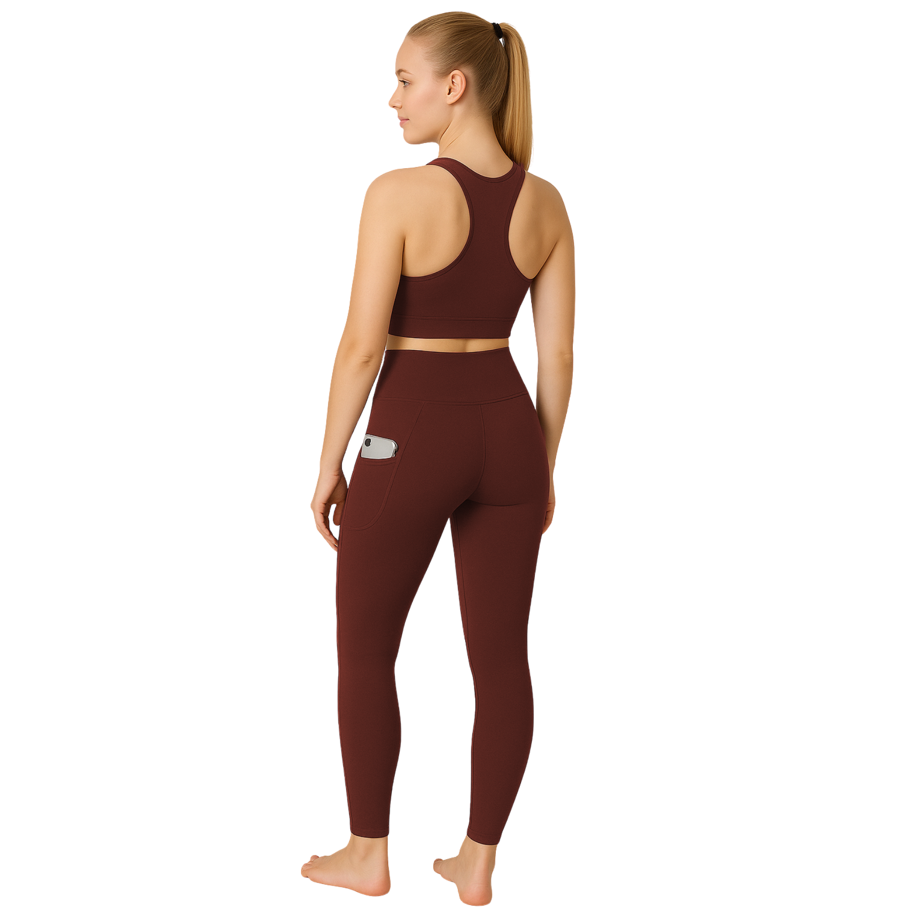 Womens Activewear Leggings High Waist Gym Yoga Workout Leggings With Pockets - Picture 12 of 50