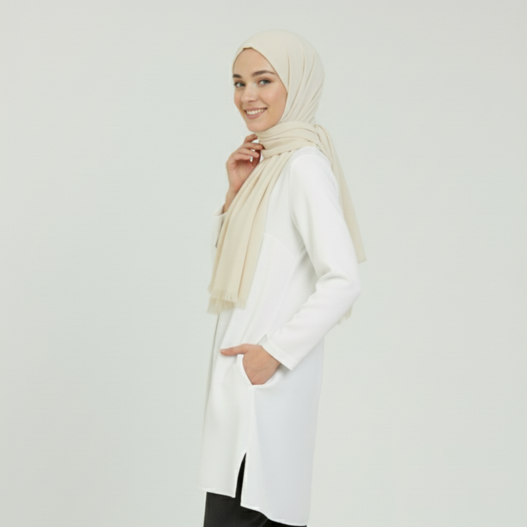 Baumwolle Modal Hijab Frauen Muslim Uni Schal Weich Halstuch Stola Islamisches Kopftuch - Bild 68 von 183