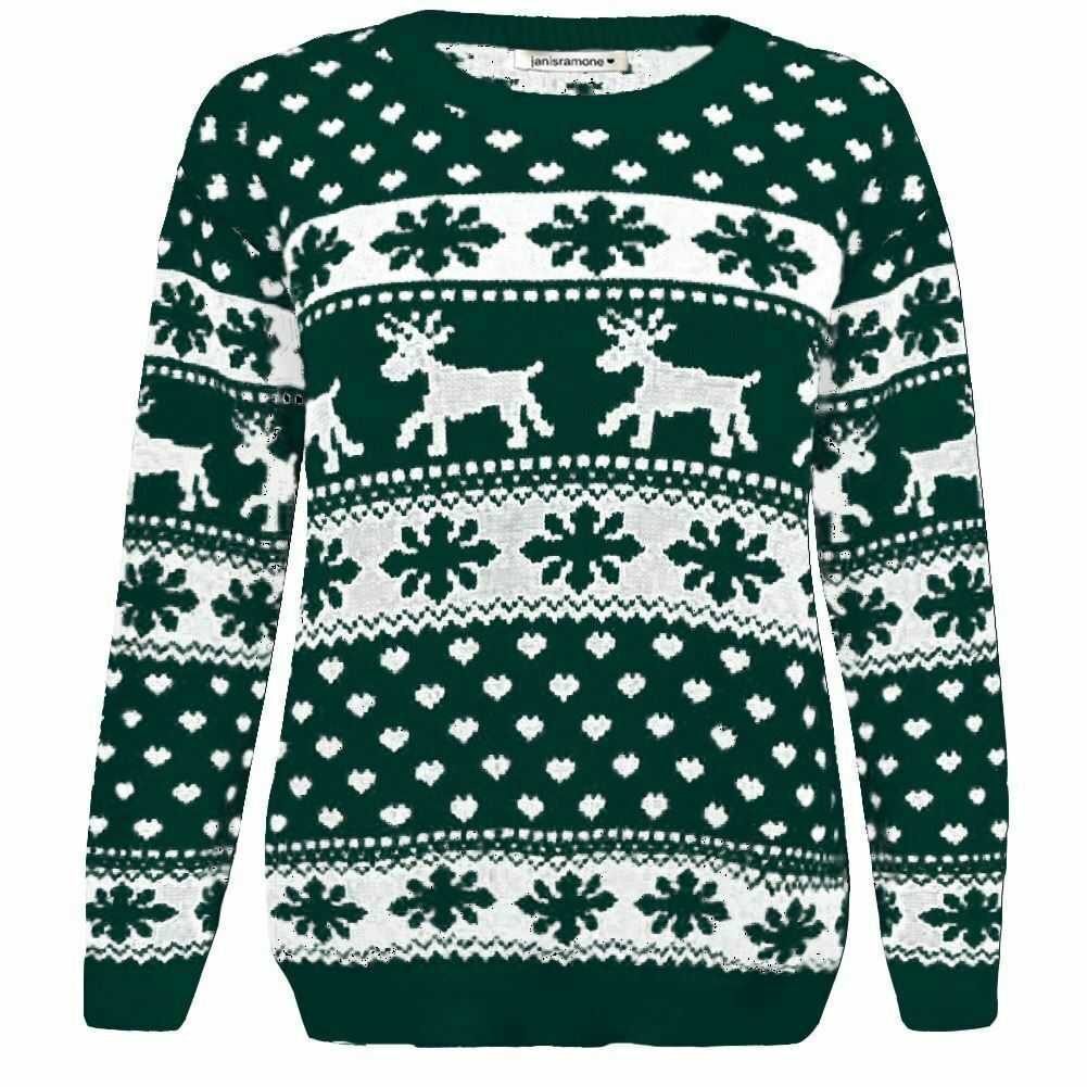Suéter de Navidad para niños Niñas Niños Reno Niños Novedad Suéter de Navidad - Imagen 39 de 67