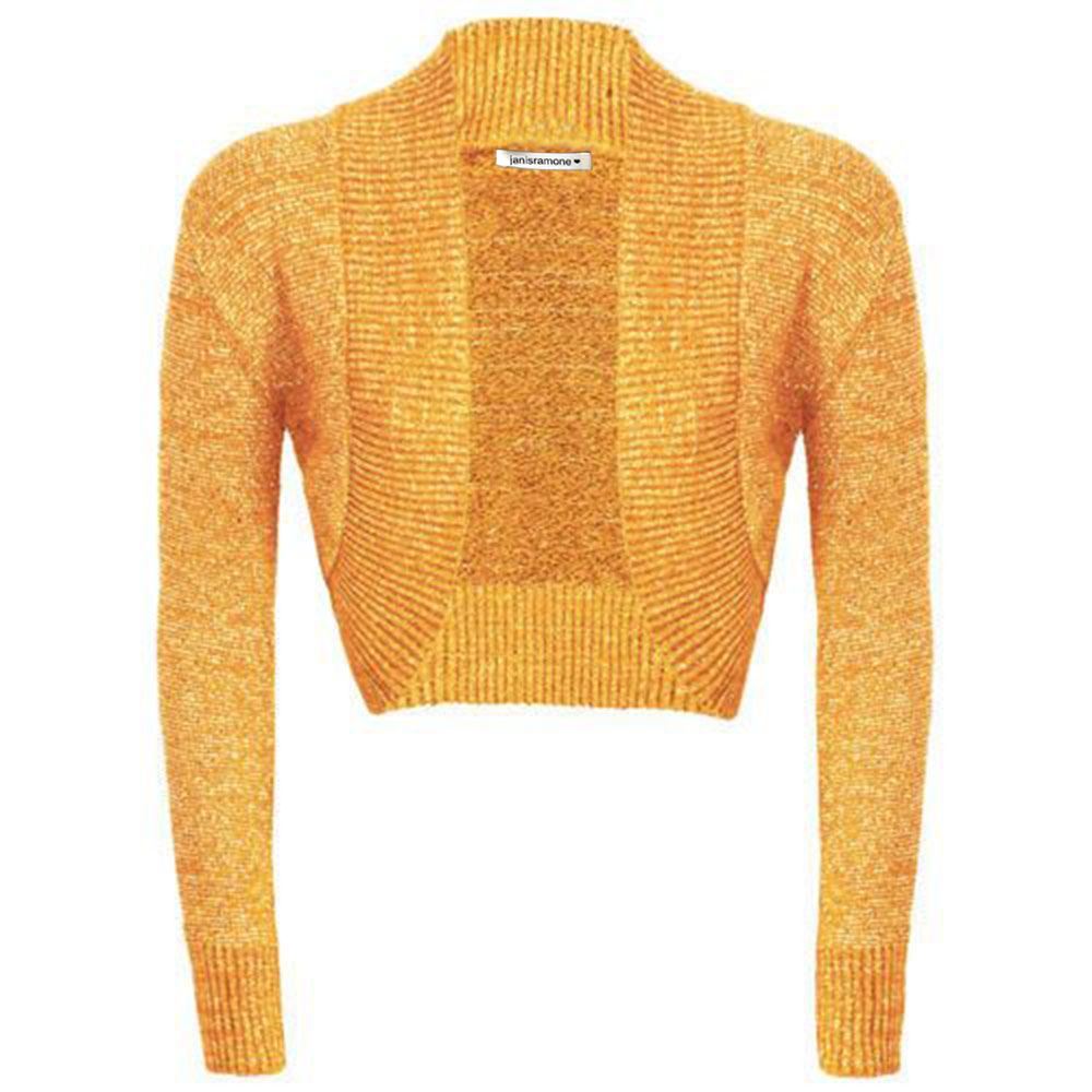 Cardigan In Maglia Lurex Con Volant E Bottoni - Foto 7