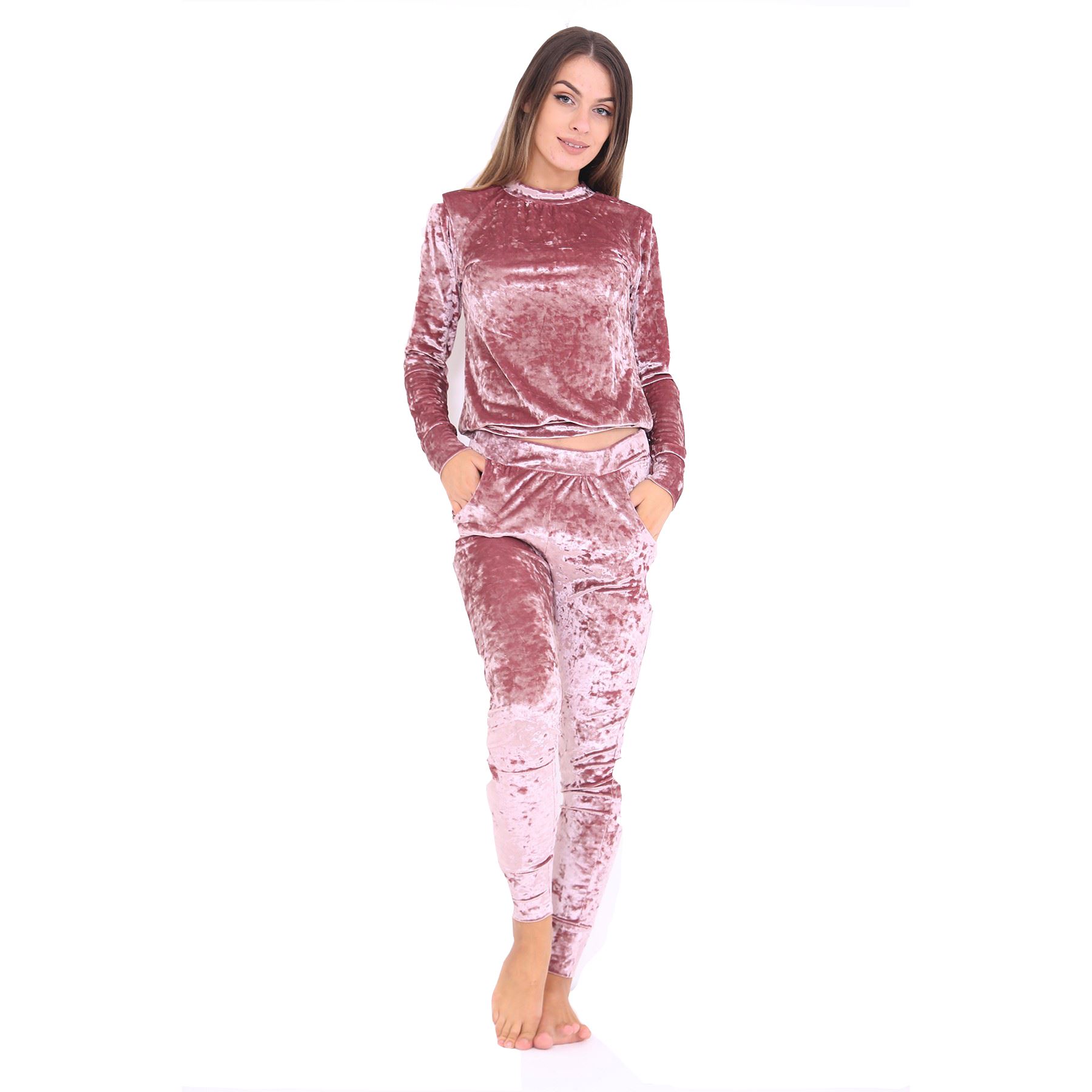 ladies velour lounge sets