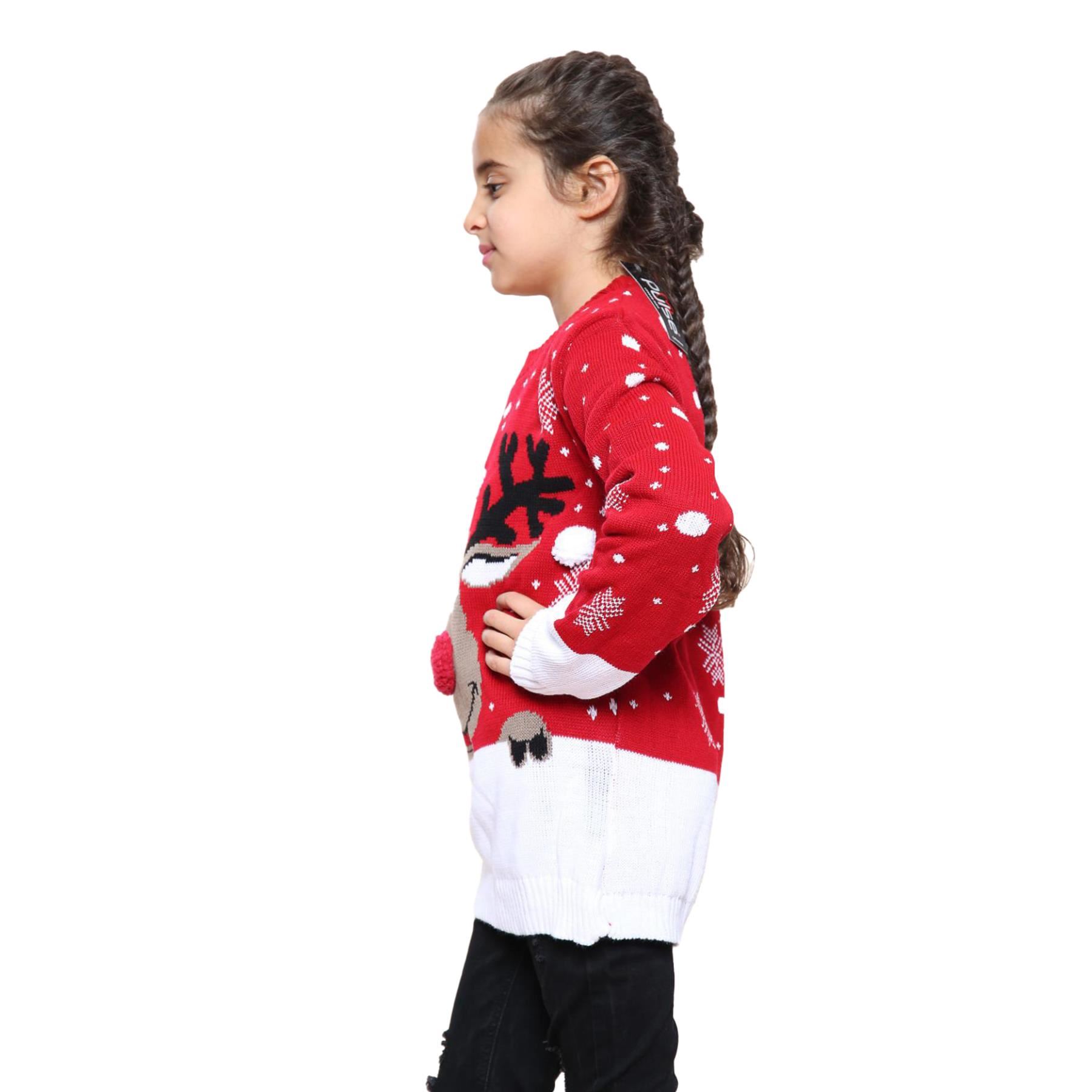Suéter de Navidad para niños Niñas Niños Reno Niños Novedad Suéter de Navidad - Imagen 64 de 67