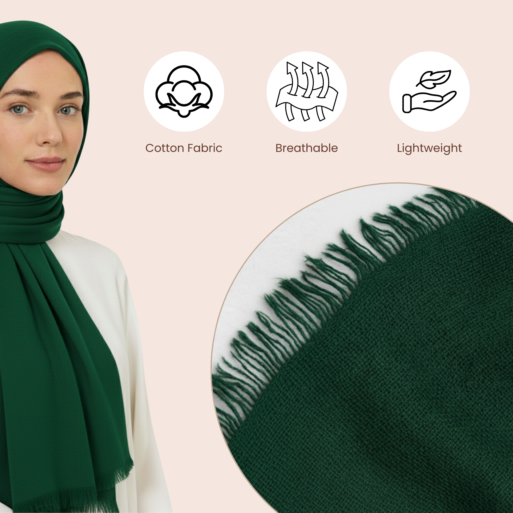 Baumwolle Modal Hijab Frauen Muslim Uni Schal Weich Halstuch Stola Islamisches Kopftuch - Bild 35 von 183