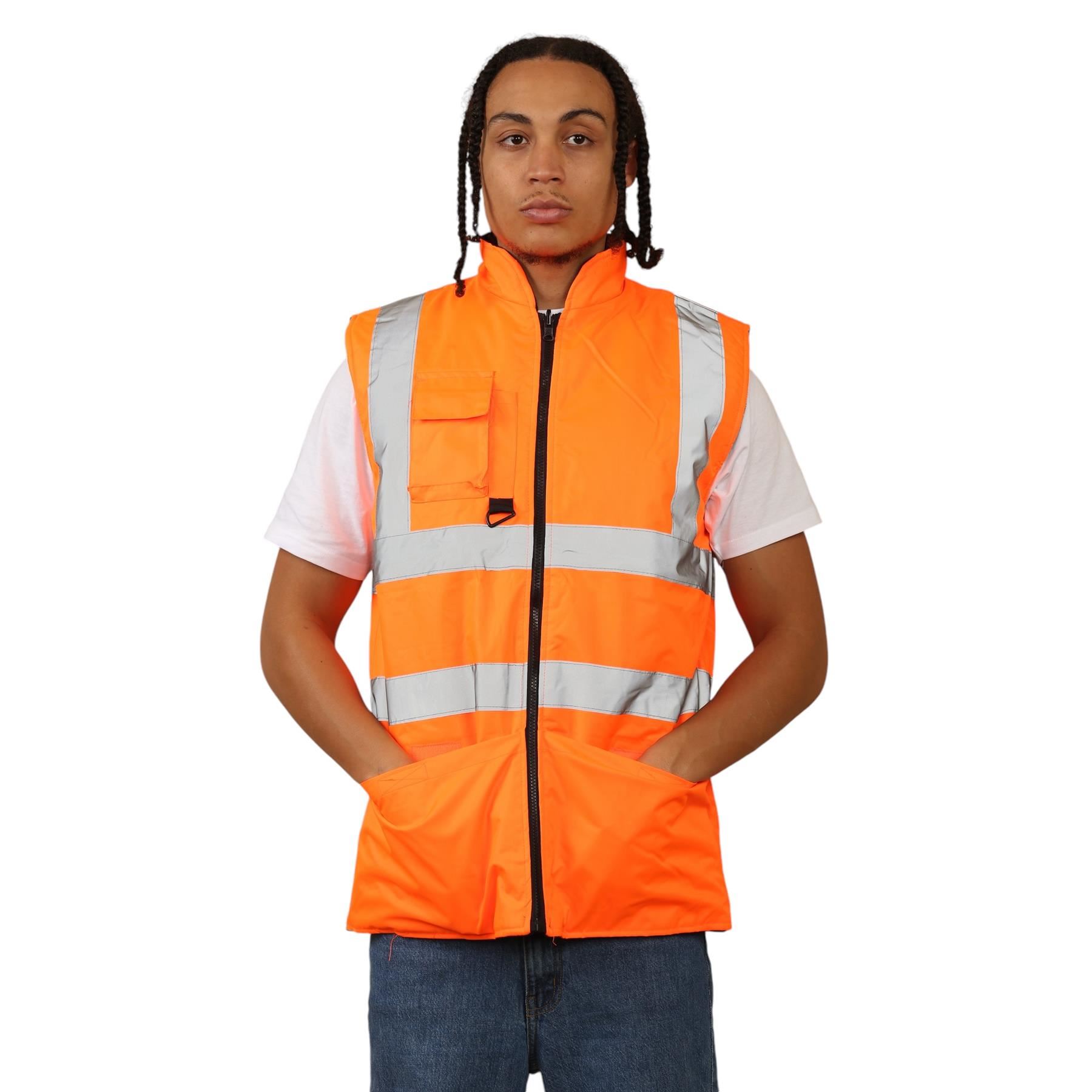 Chaleco reversible impermeable de alta visibilidad para hombre - Imagen 3 de 26
