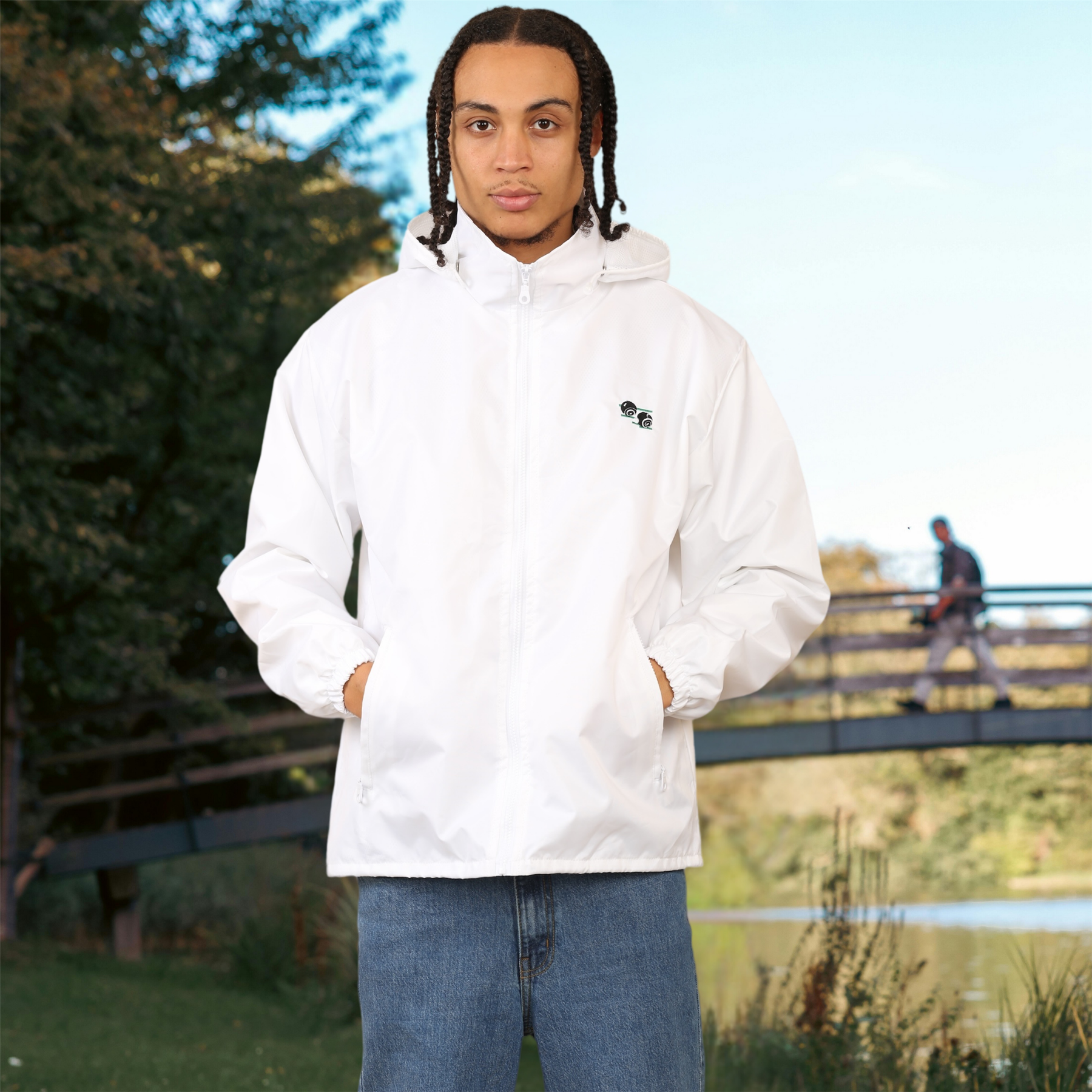 Pantalón de Bowling Unisex Chaqueta Blanco Césped Cuencos Forrado de Vellón Impermeable A Prueba de Viento - Imagen 8 de 22