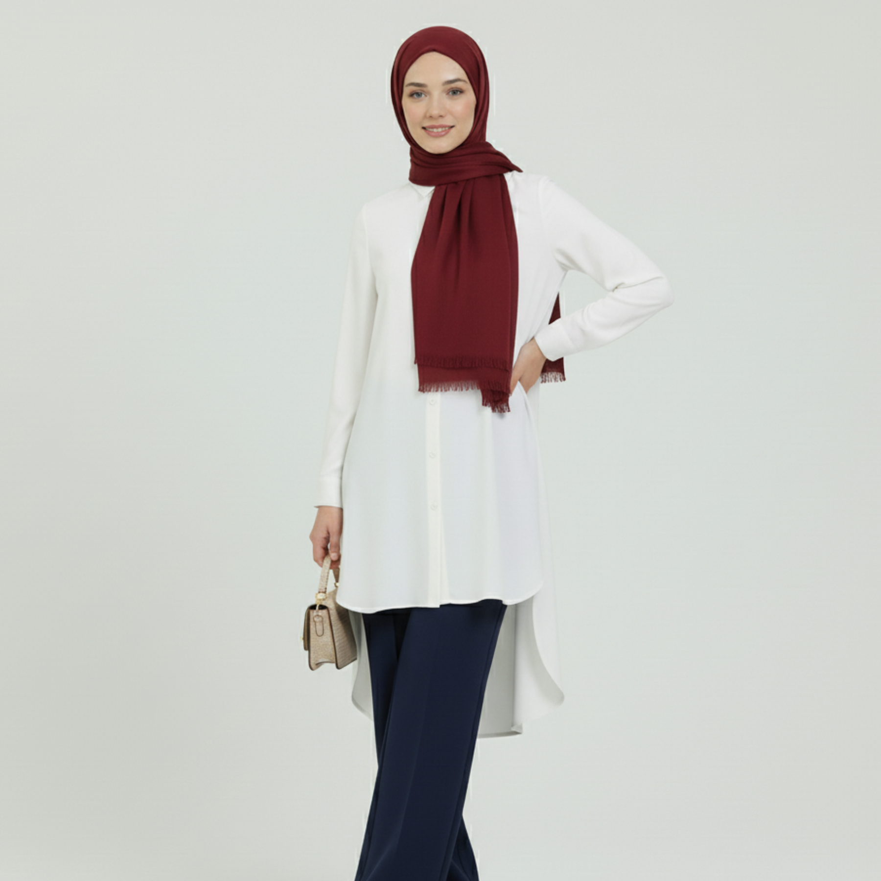 Baumwolle Modal Hijab Frauen Muslim Uni Schal Weich Halstuch Stola Islamisches Kopftuch - Bild 179 von 183