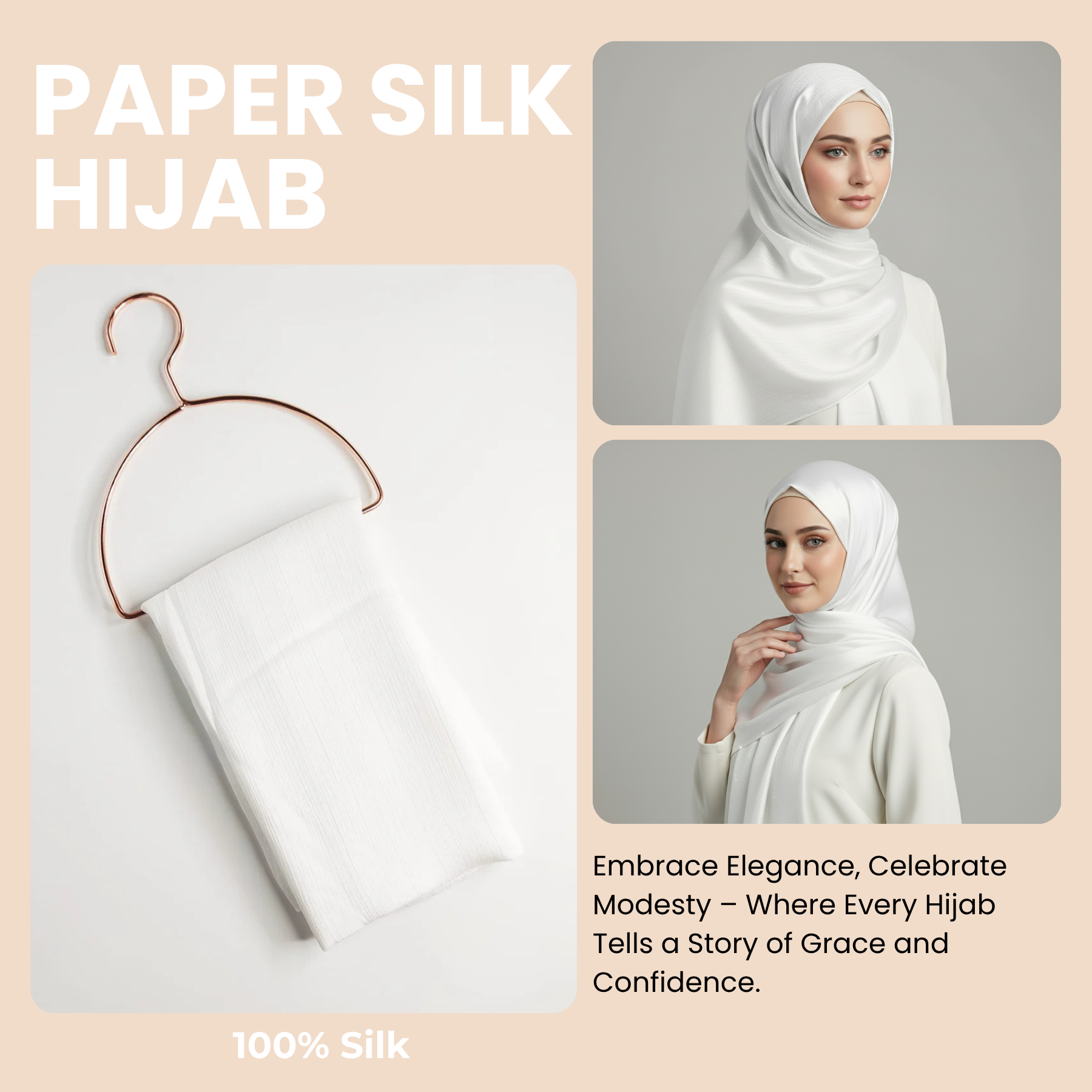 Womens Paper Silk Hijab Satin Silk Head Scarf Long Muslim Head Cover Wrap Shawl - Picture 88 of 99