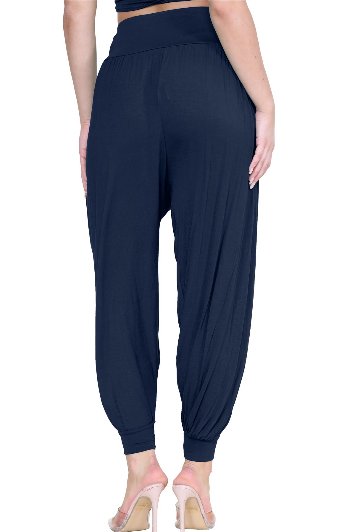 Womens Alibaba Harem Leggings Cuffed Bottoms Plain Hareem Trousers Baggy Pants - Picture 77 of 130