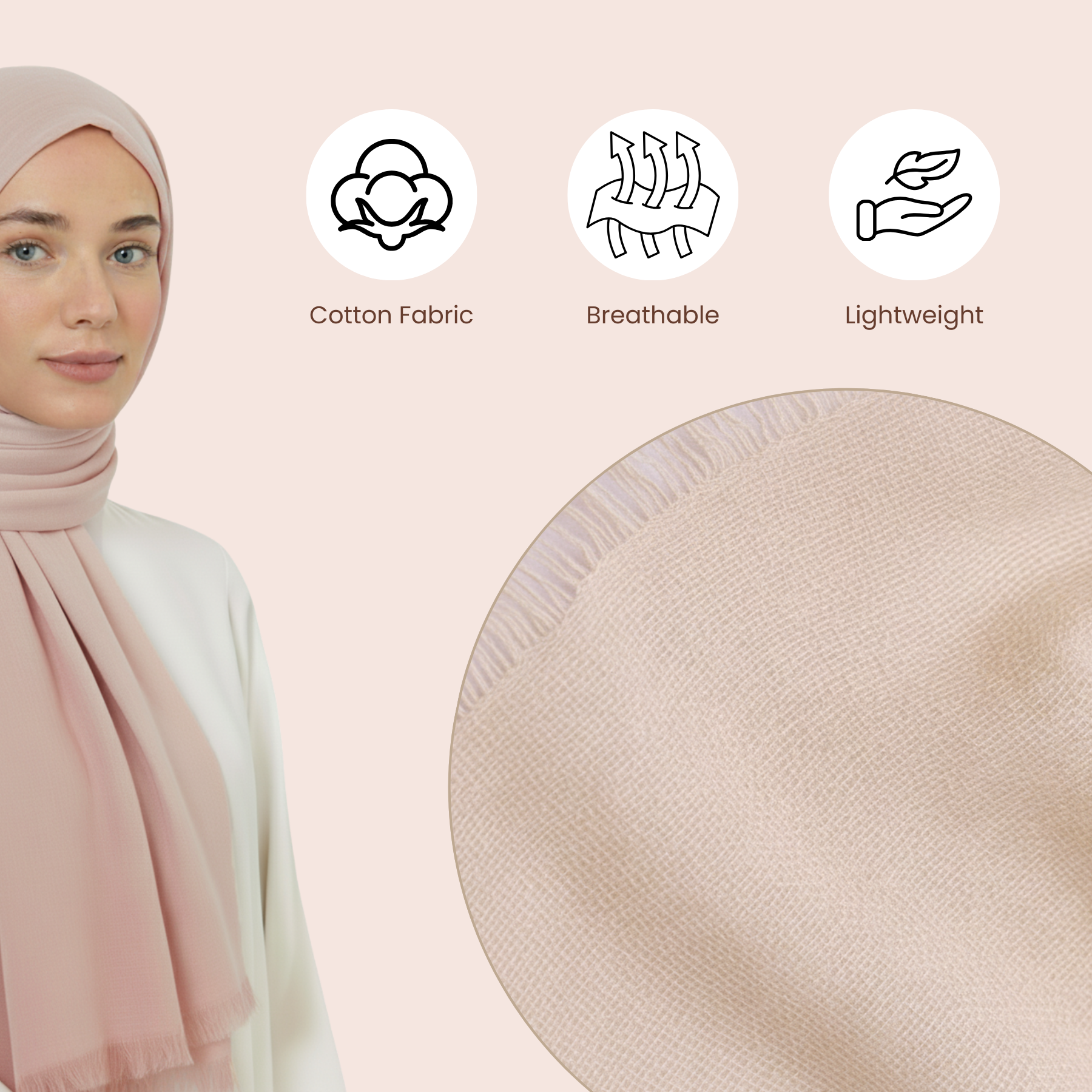 Baumwolle Modal Hijab Frauen Muslim Uni Schal Weich Halstuch Stola Islamisches Kopftuch - Bild 101 von 183