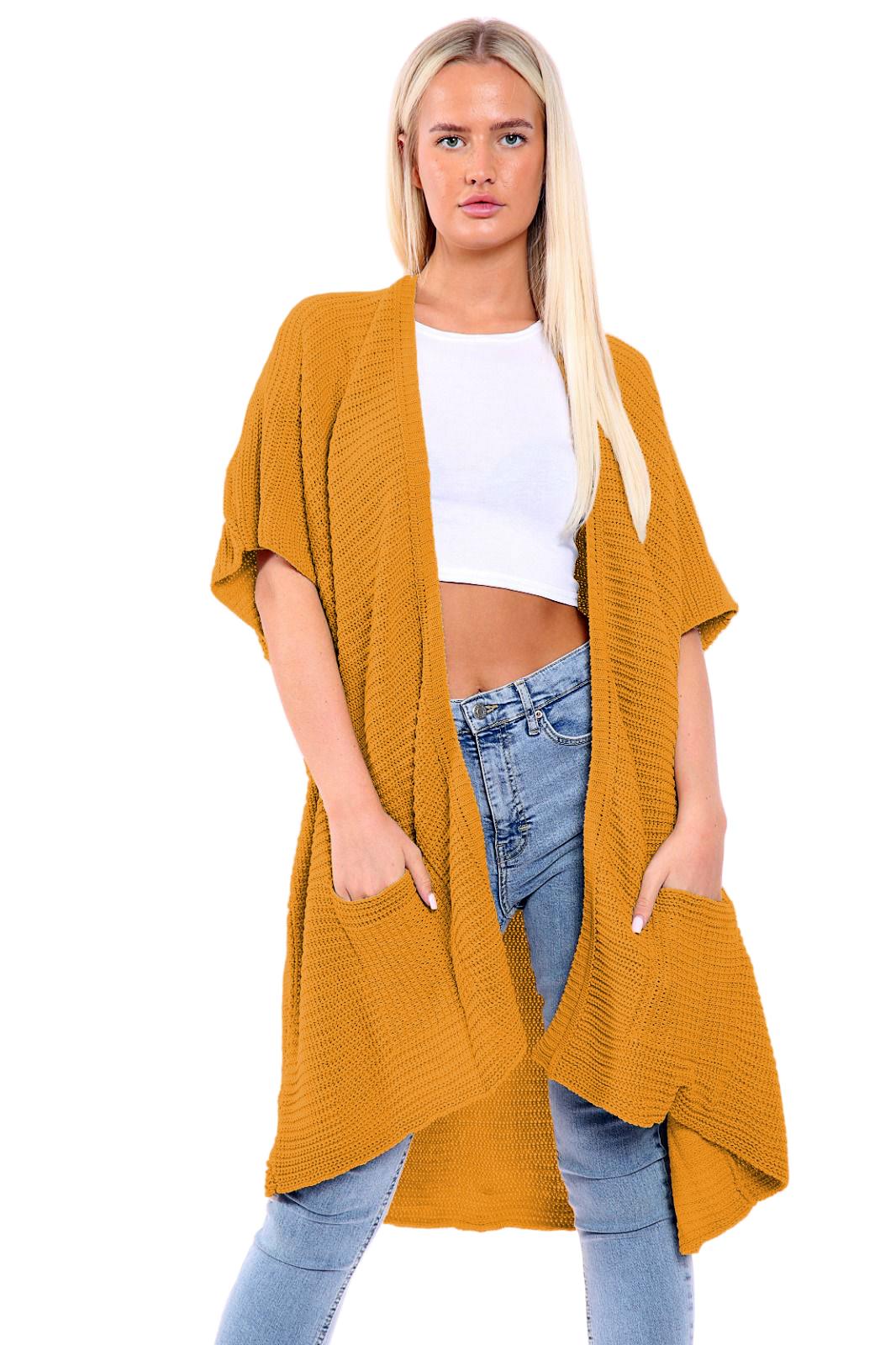 Long Jumper Cape Cardigan T TOP Fashion 