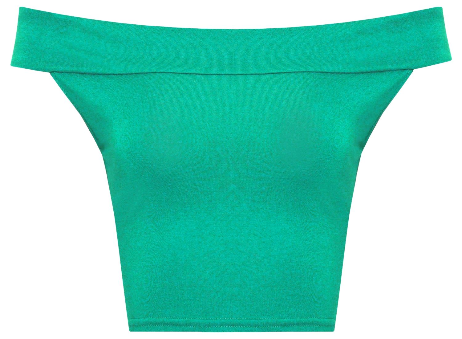 Schulterfreies bauchfreies Damen-T-Shirt Bardot ärmellos schlicht Sommer Freizeit Party - Bild 27 von 71