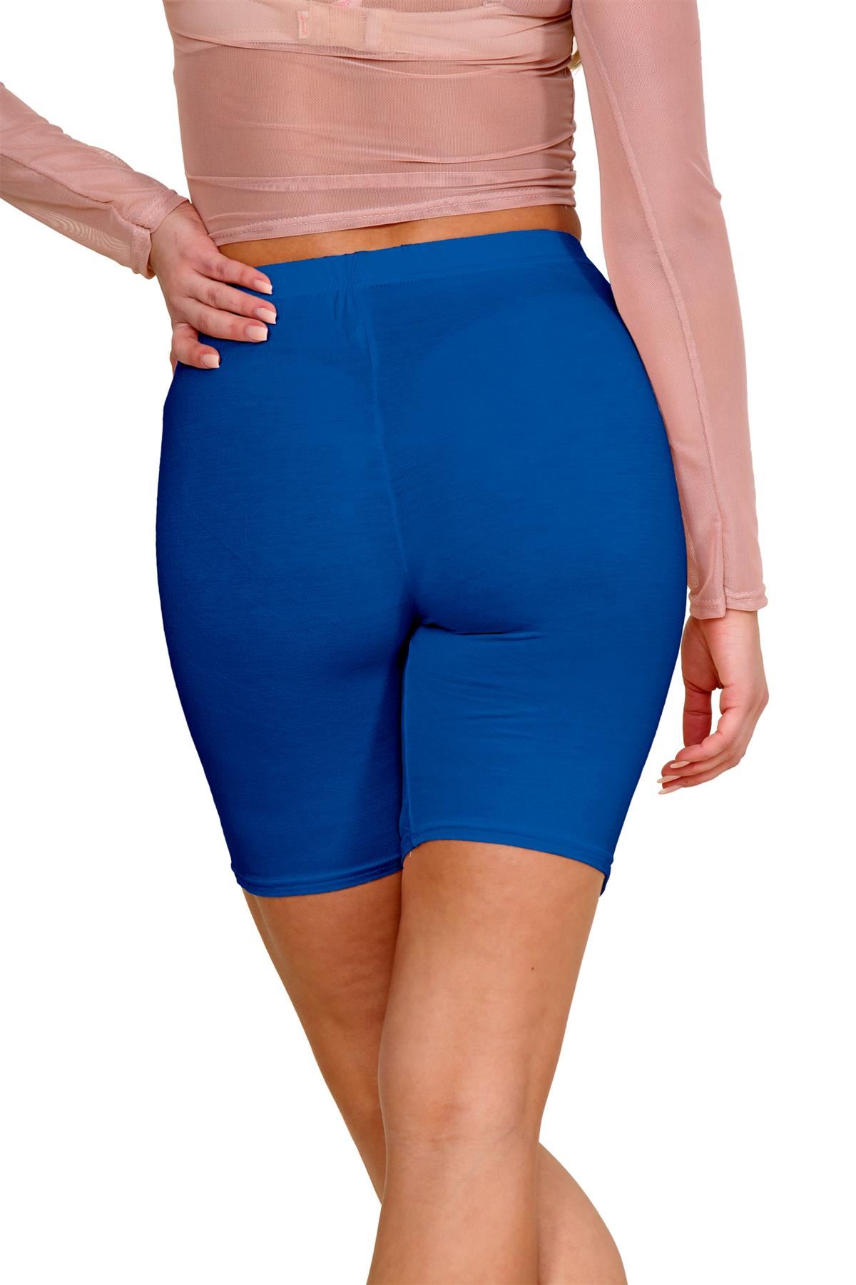 Pantalones Cortos de Ciclismo Lisos Para Mujer Baile Gimnasio Pantalones Cortos Elásticos Activos Paquete de 3 - Imagen 232 de 268
