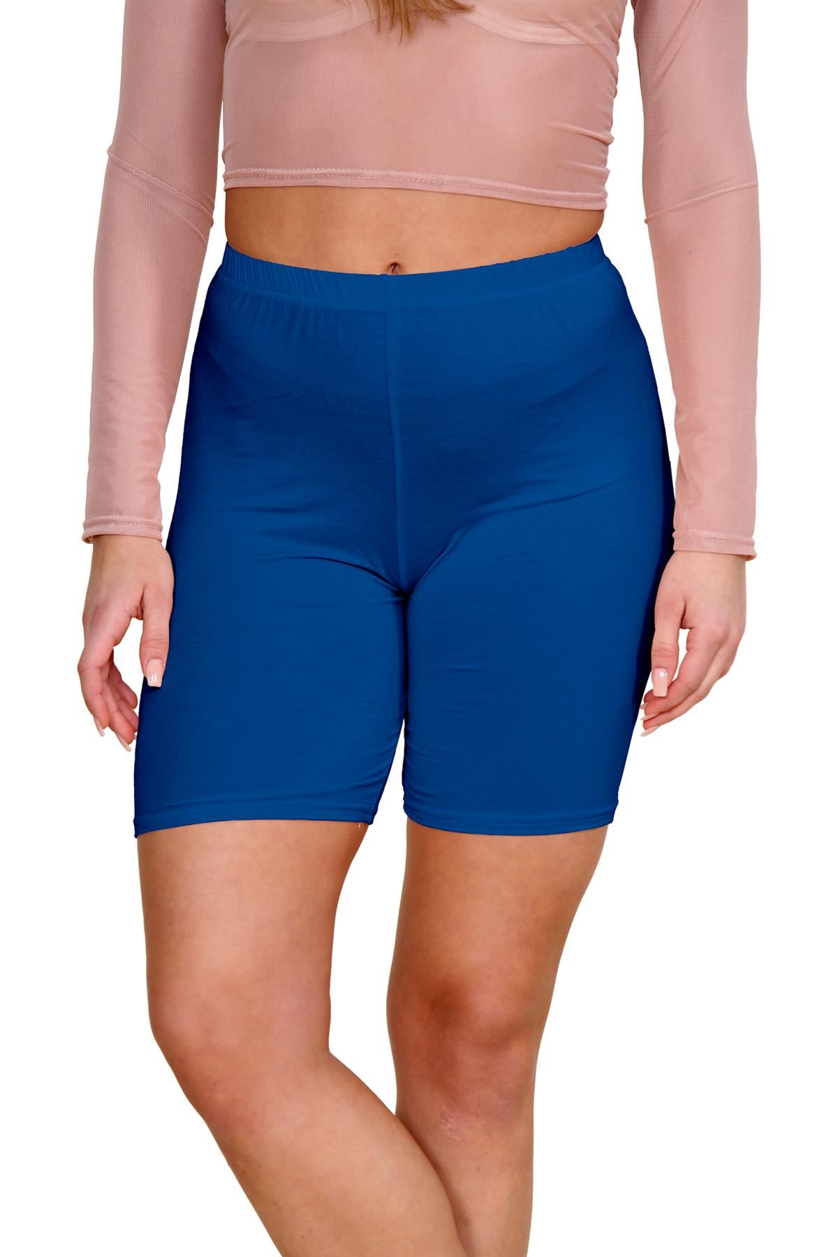 Pantalones Cortos de Ciclismo Lisos Para Mujer Baile Gimnasio Pantalones Cortos Elásticos Activos Paquete de 3 - Imagen 230 de 268