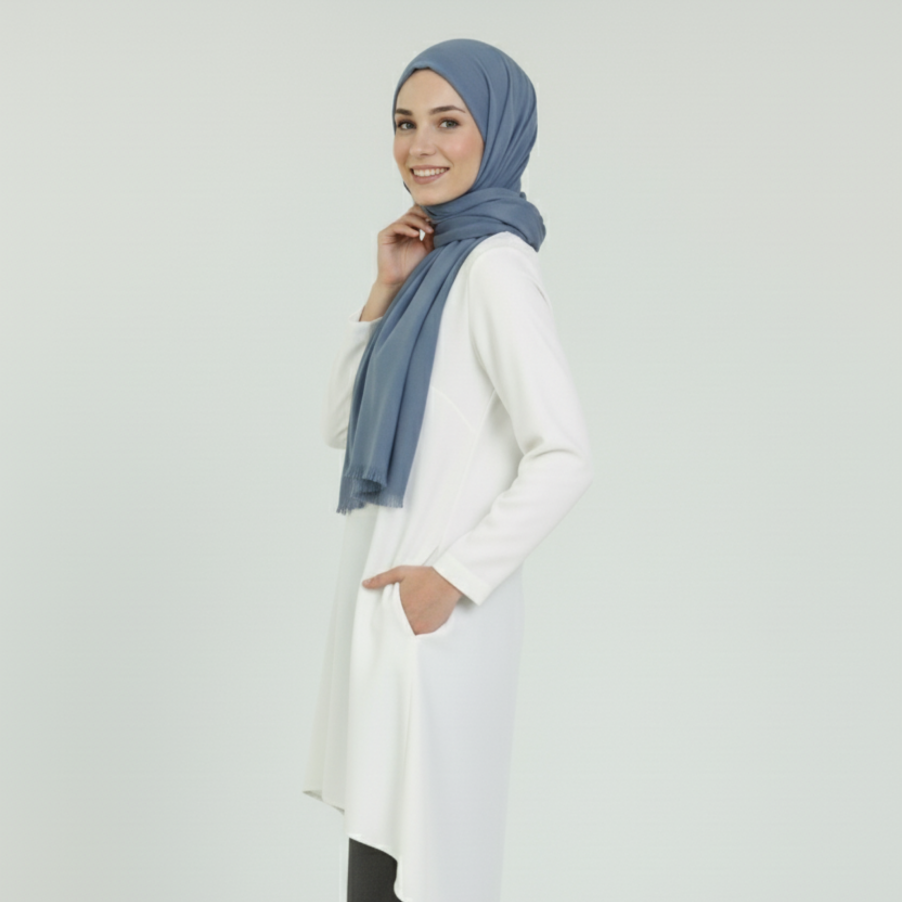 Baumwolle Modal Hijab Frauen Muslim Uni Schal Weich Halstuch Stola Islamisches Kopftuch - Bild 26 von 183