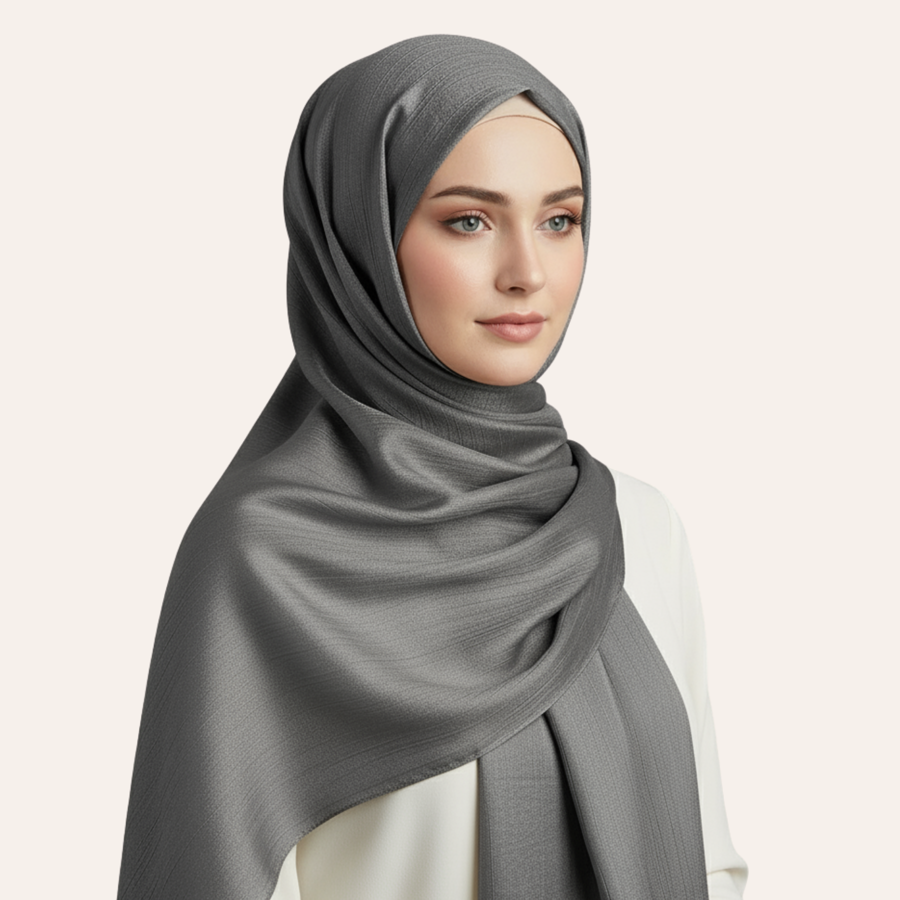 Womens Paper Silk Hijab Satin Silk Head Scarf Long Muslim Head Cover Wrap Shawl - Picture 34 of 99
