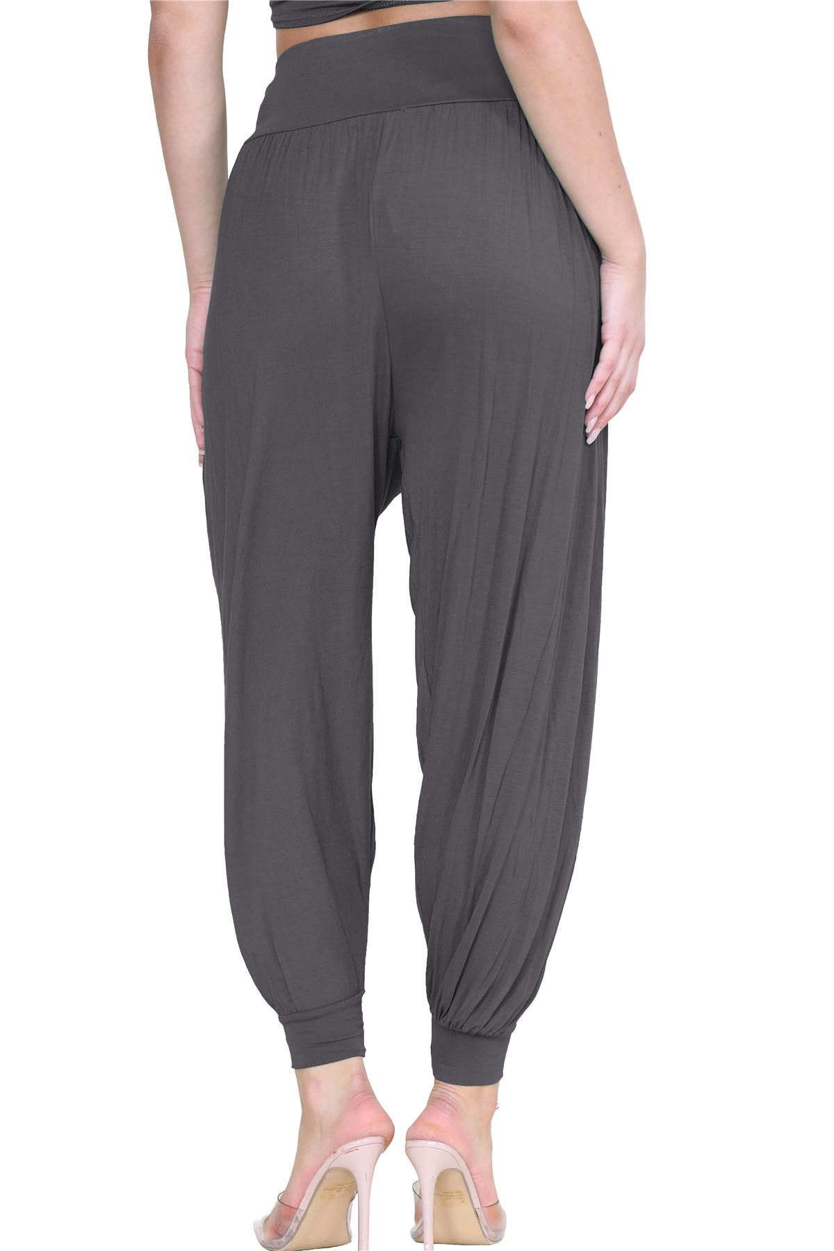Womens Alibaba Harem Leggings Cuffed Bottoms Plain Hareem Trousers Baggy Pants - Picture 32 of 130